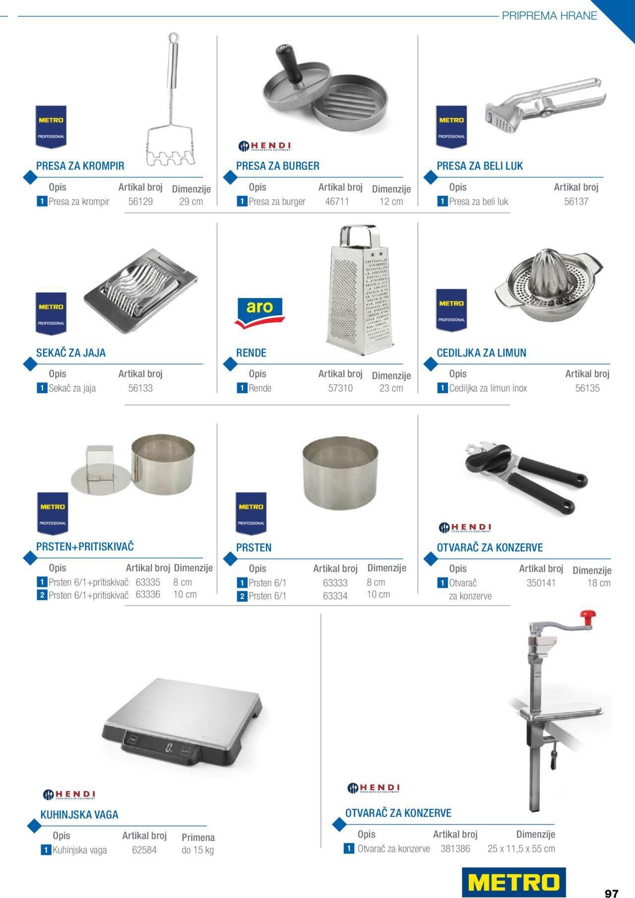 metro - Metro katalog - najnovije akcije od ponedeljka 01.01.2024 - page: 97