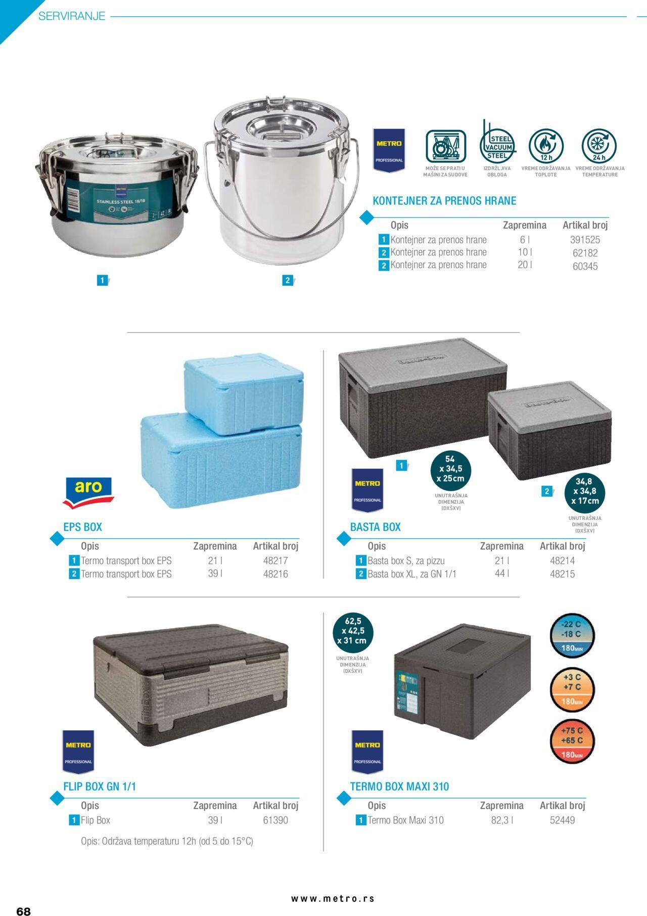 metro - Metro katalog - najnovije akcije od ponedeljka 01.01.2024 - page: 68