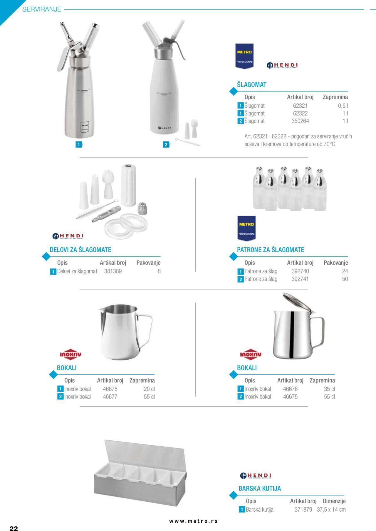 metro - Metro katalog - najnovije akcije od ponedeljka 01.01.2024 - page: 22