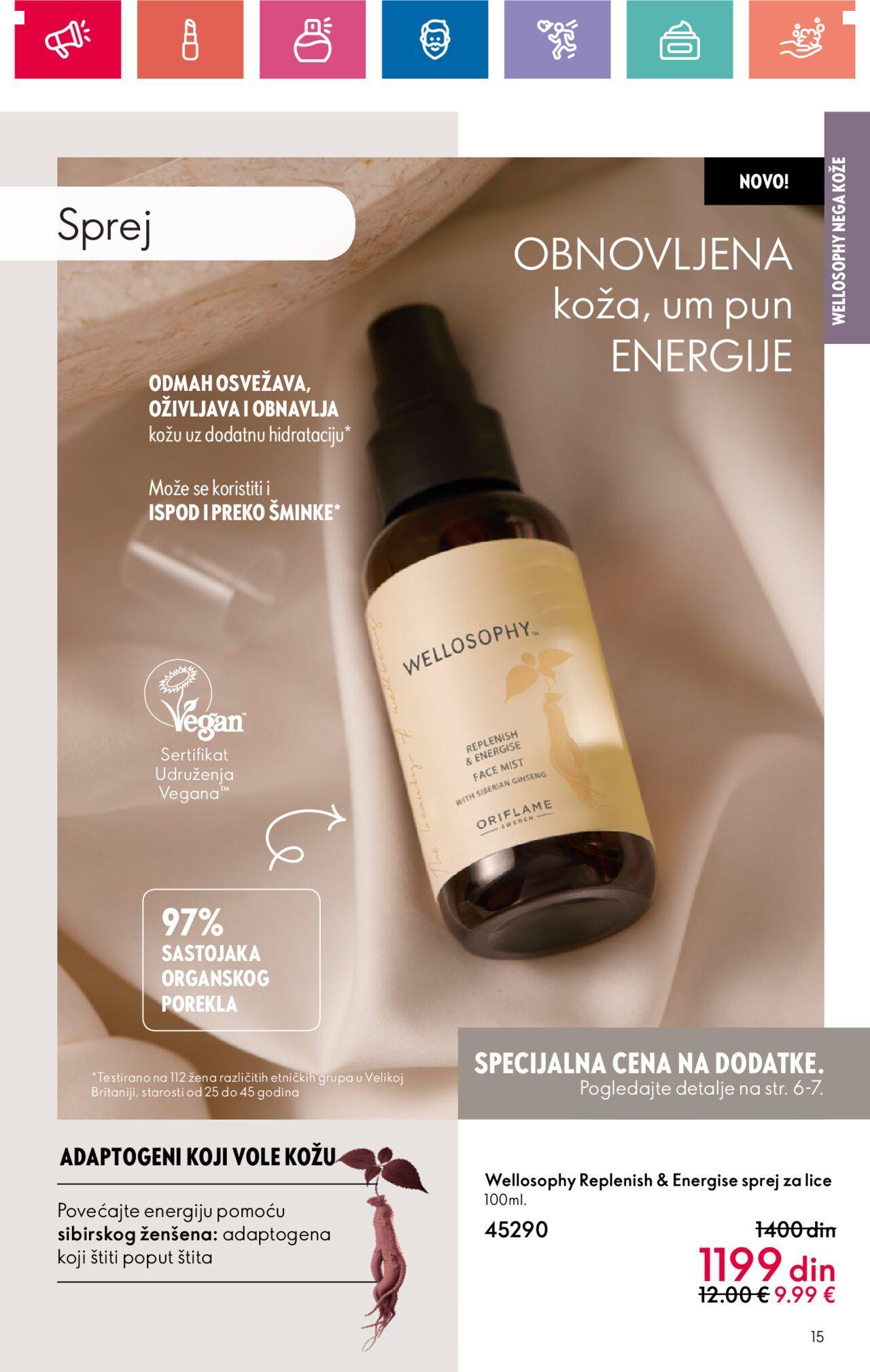 oriflame - Oriflame katalog - najnovije akcije 12.09.2024 - 02.10.2024 - page: 15