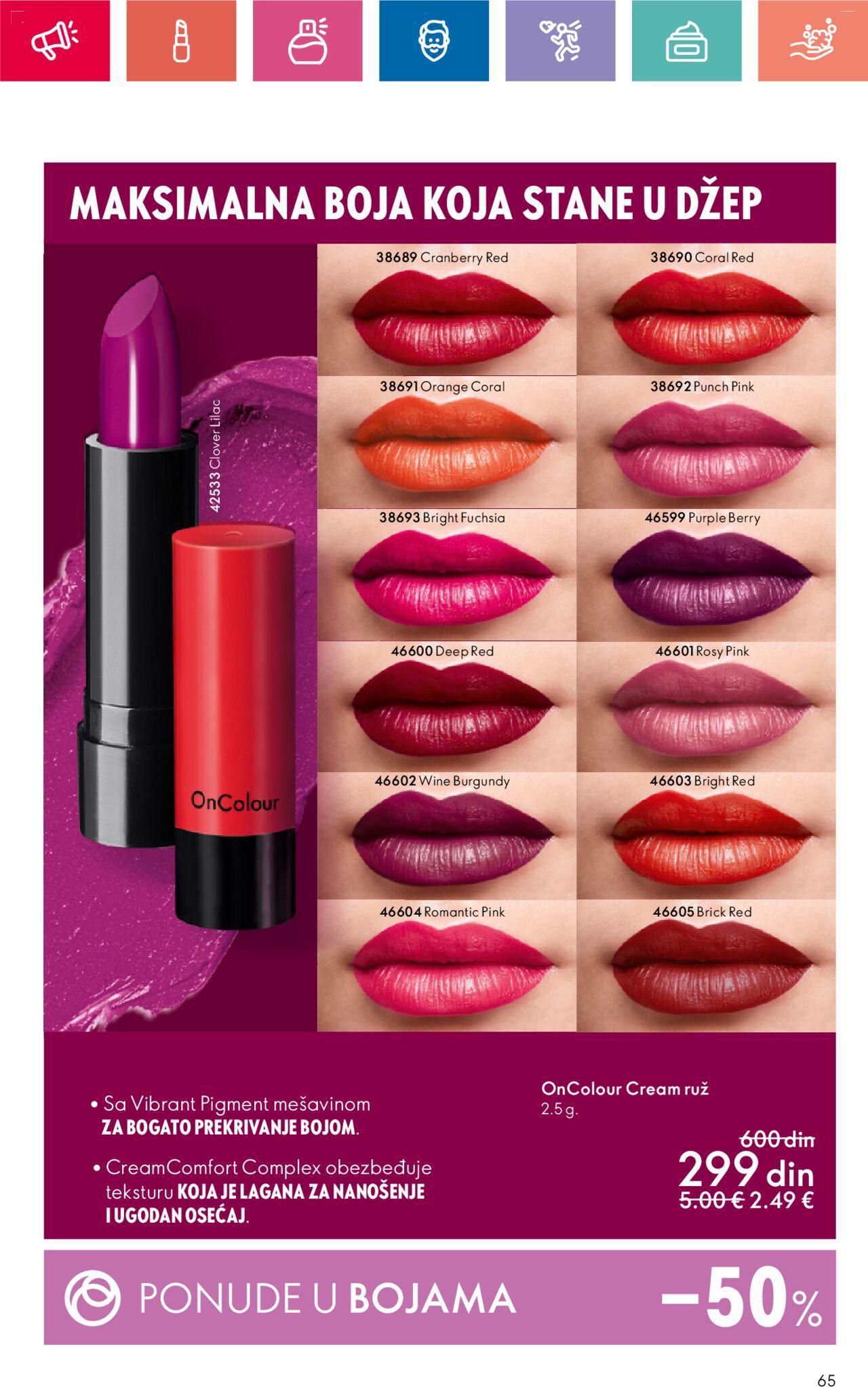 oriflame - Oriflame katalog - najnovije akcije 12.09.2024 - 02.10.2024 - page: 65