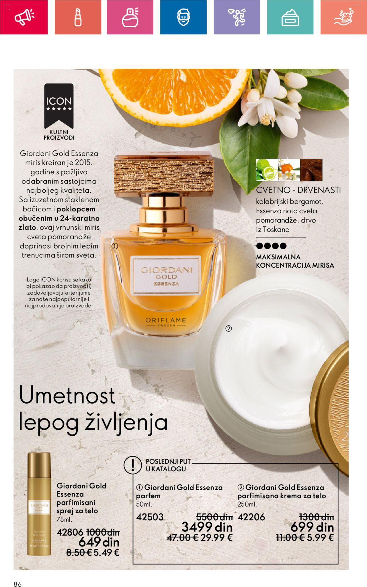 oriflame - Oriflame katalog - najnovije akcije 12.09.2024 - 02.10.2024 - page: 86