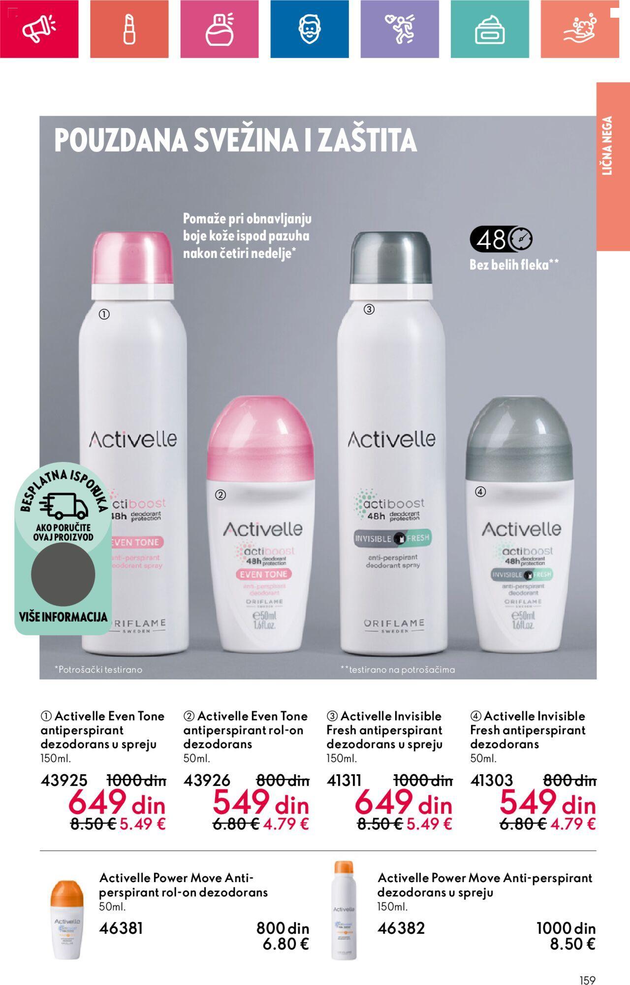 oriflame - Oriflame katalog - najnovije akcije 12.09.2024 - 02.10.2024 - page: 159