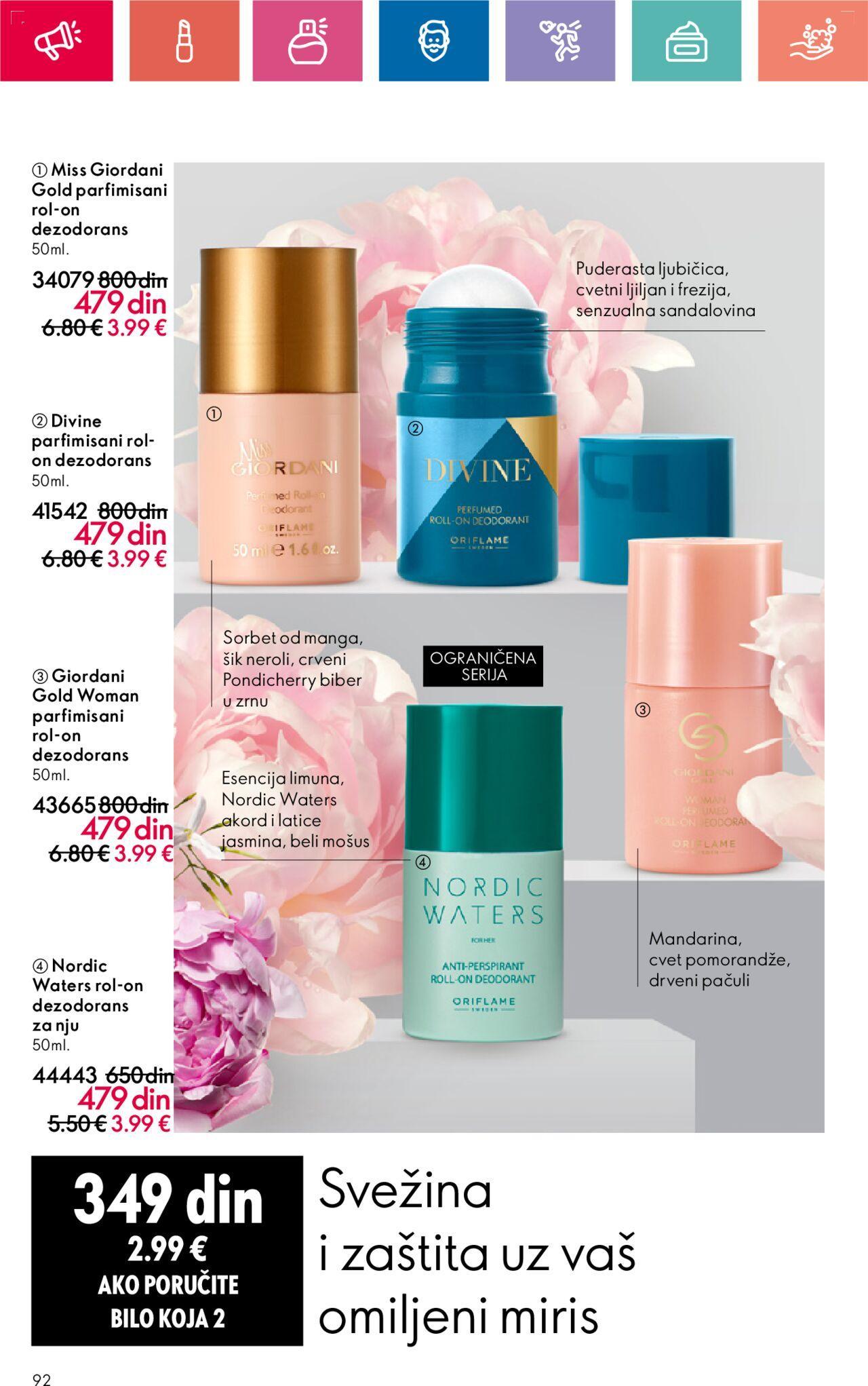 oriflame - Oriflame katalog - najnovije akcije 12.09.2024 - 02.10.2024 - page: 92