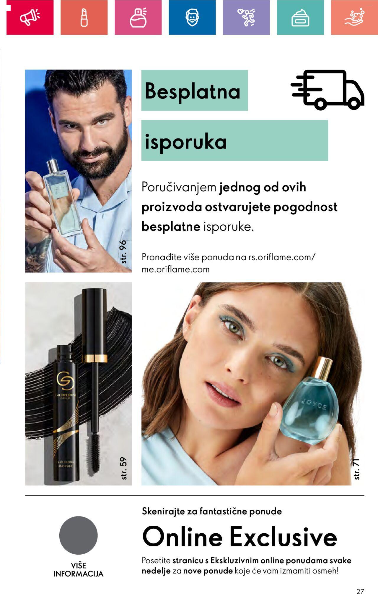 oriflame - Oriflame katalog - najnovije akcije 03.10.2024 - 23.10.2024 - page: 27