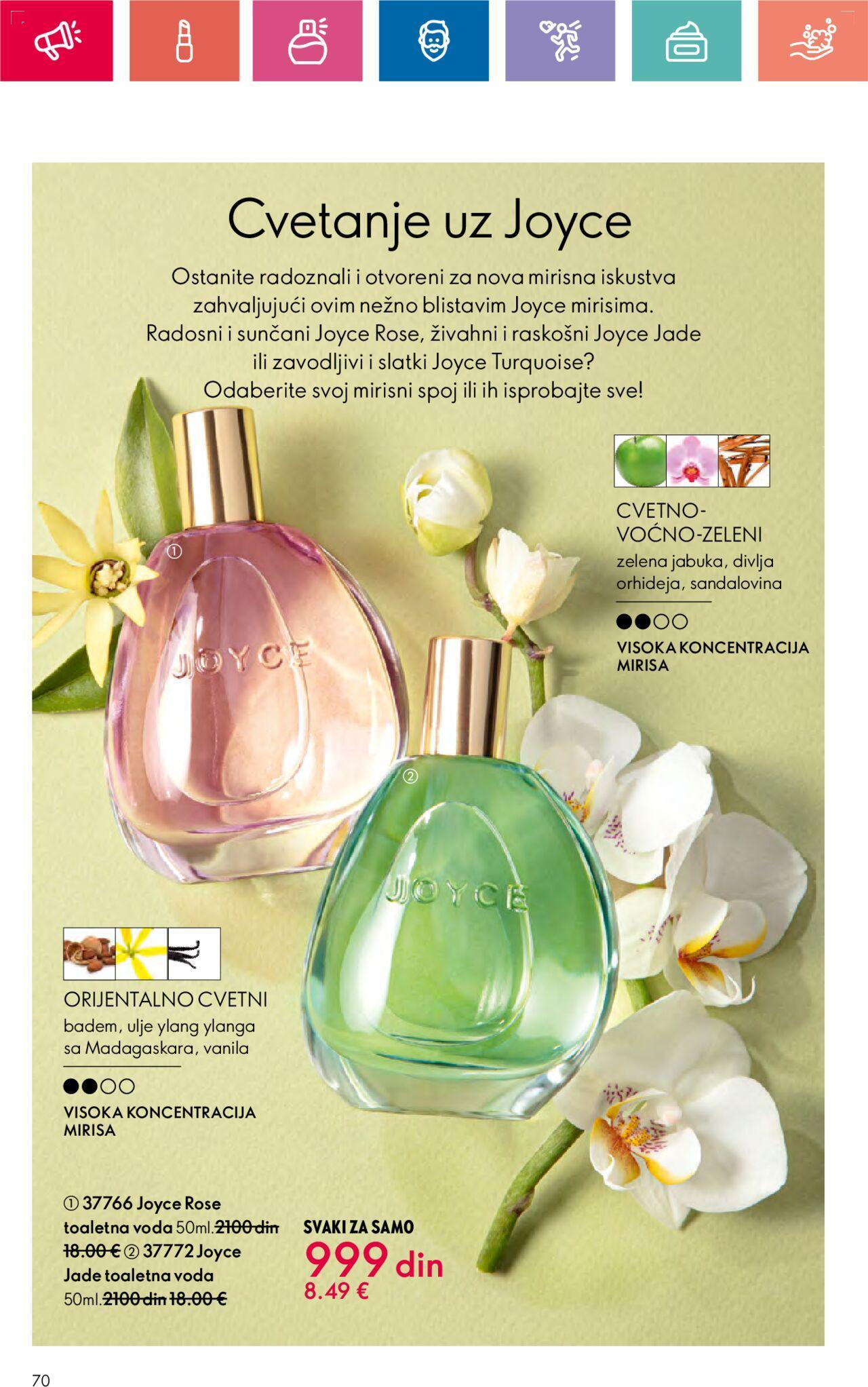 oriflame - Oriflame katalog - najnovije akcije 03.10.2024 - 23.10.2024 - page: 70