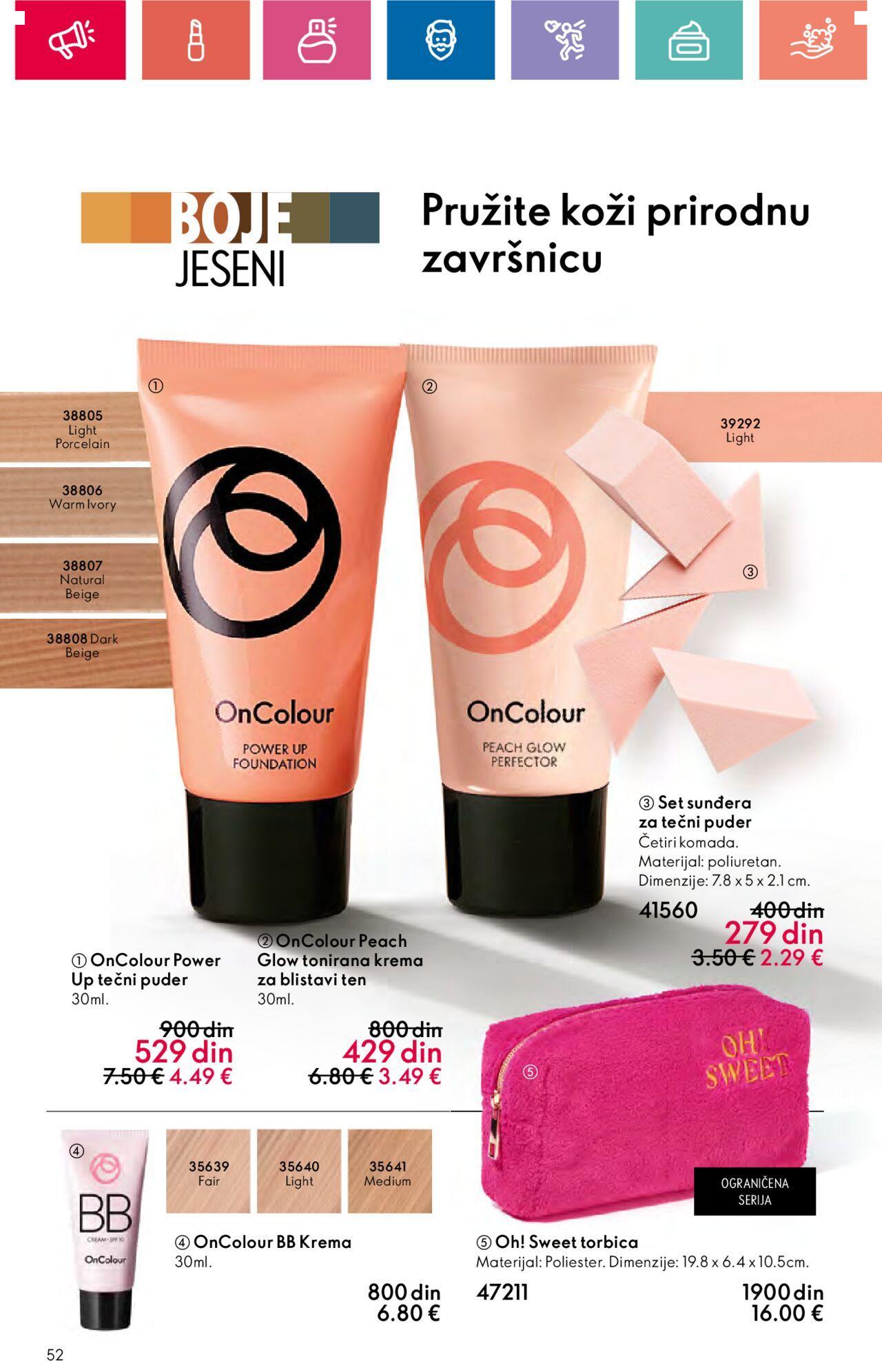 oriflame - Oriflame katalog - najnovije akcije 03.10.2024 - 23.10.2024 - page: 52