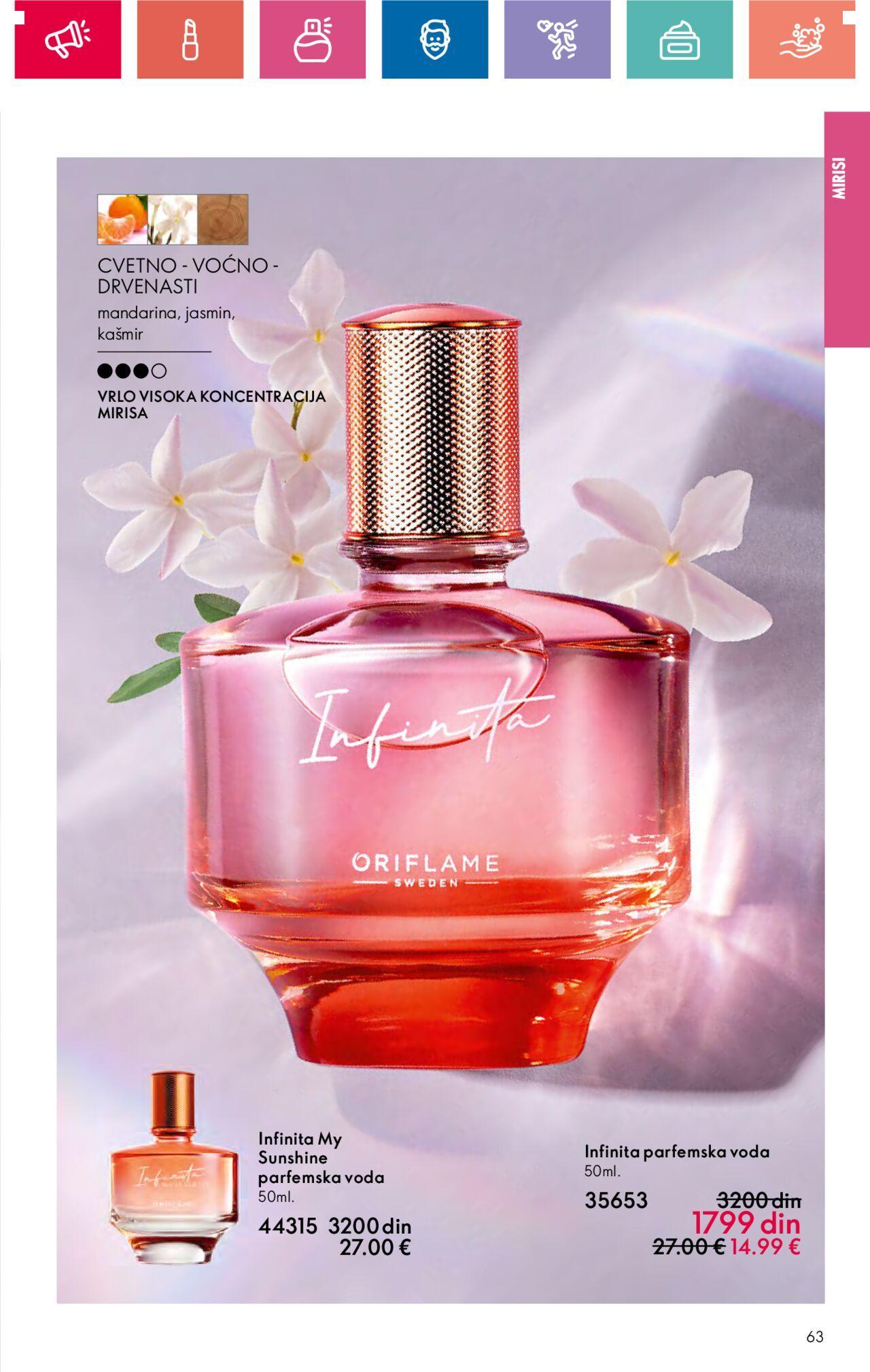 oriflame - Oriflame katalog - najnovije akcije 03.10.2024 - 23.10.2024 - page: 63