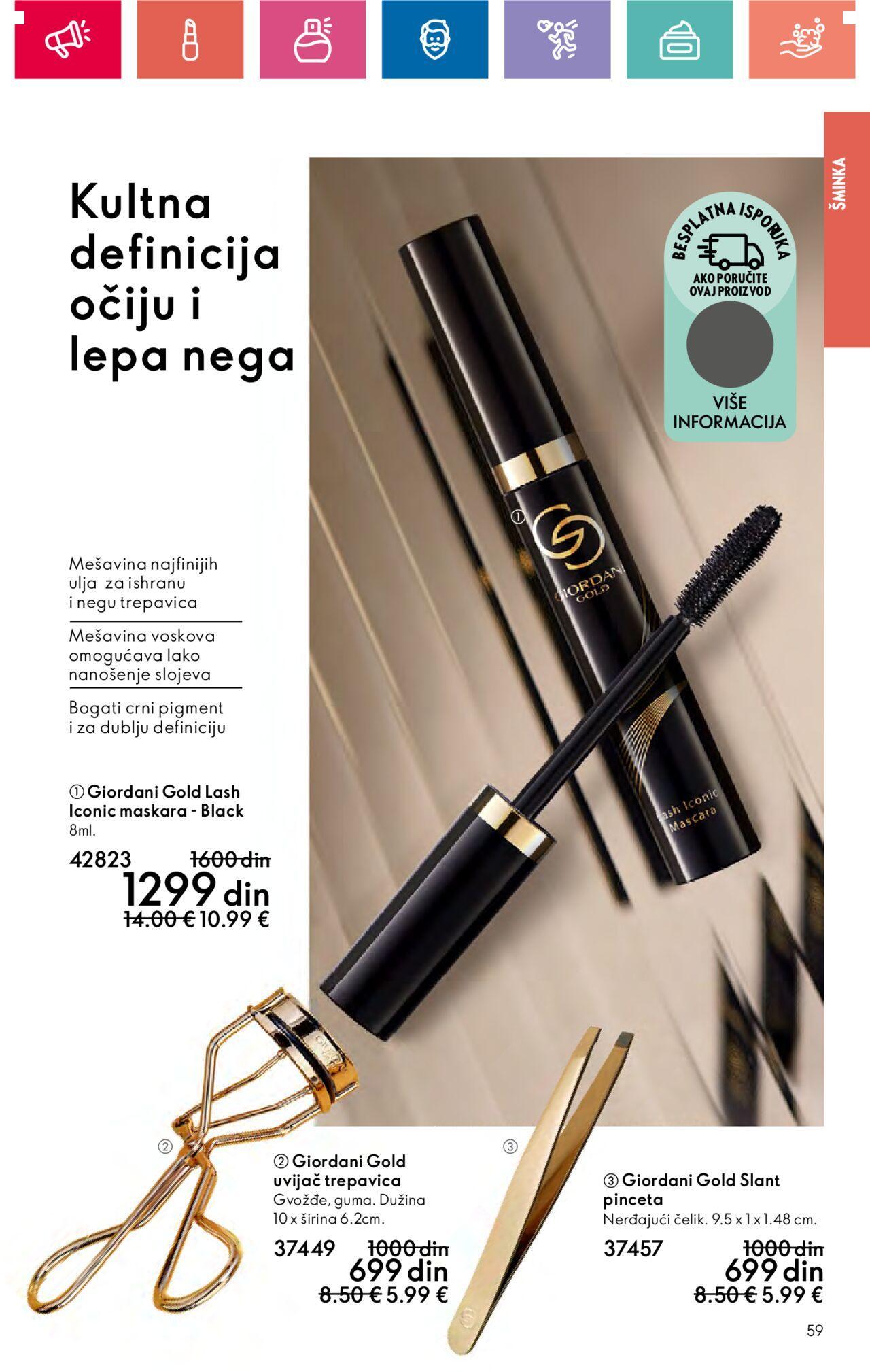 oriflame - Oriflame katalog - najnovije akcije 03.10.2024 - 23.10.2024 - page: 59