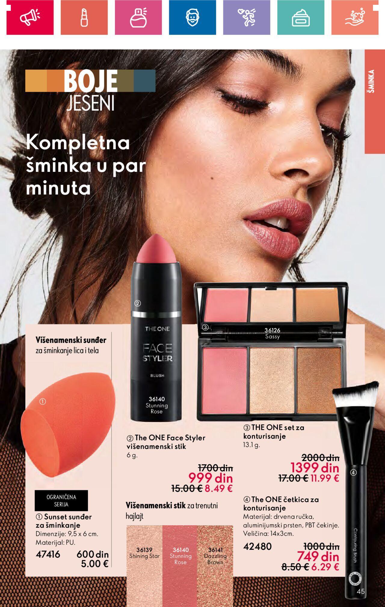 oriflame - Oriflame katalog - najnovije akcije 03.10.2024 - 23.10.2024 - page: 45