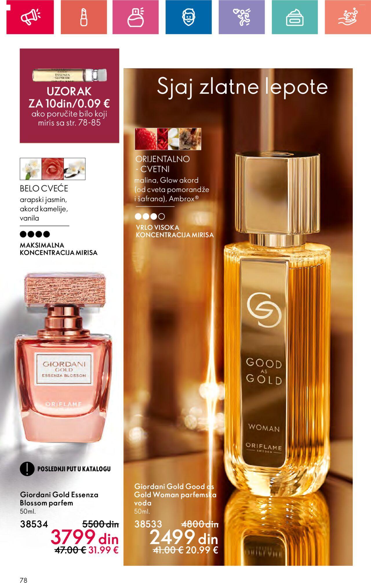 oriflame - Oriflame katalog - najnovije akcije 03.10.2024 - 23.10.2024 - page: 78