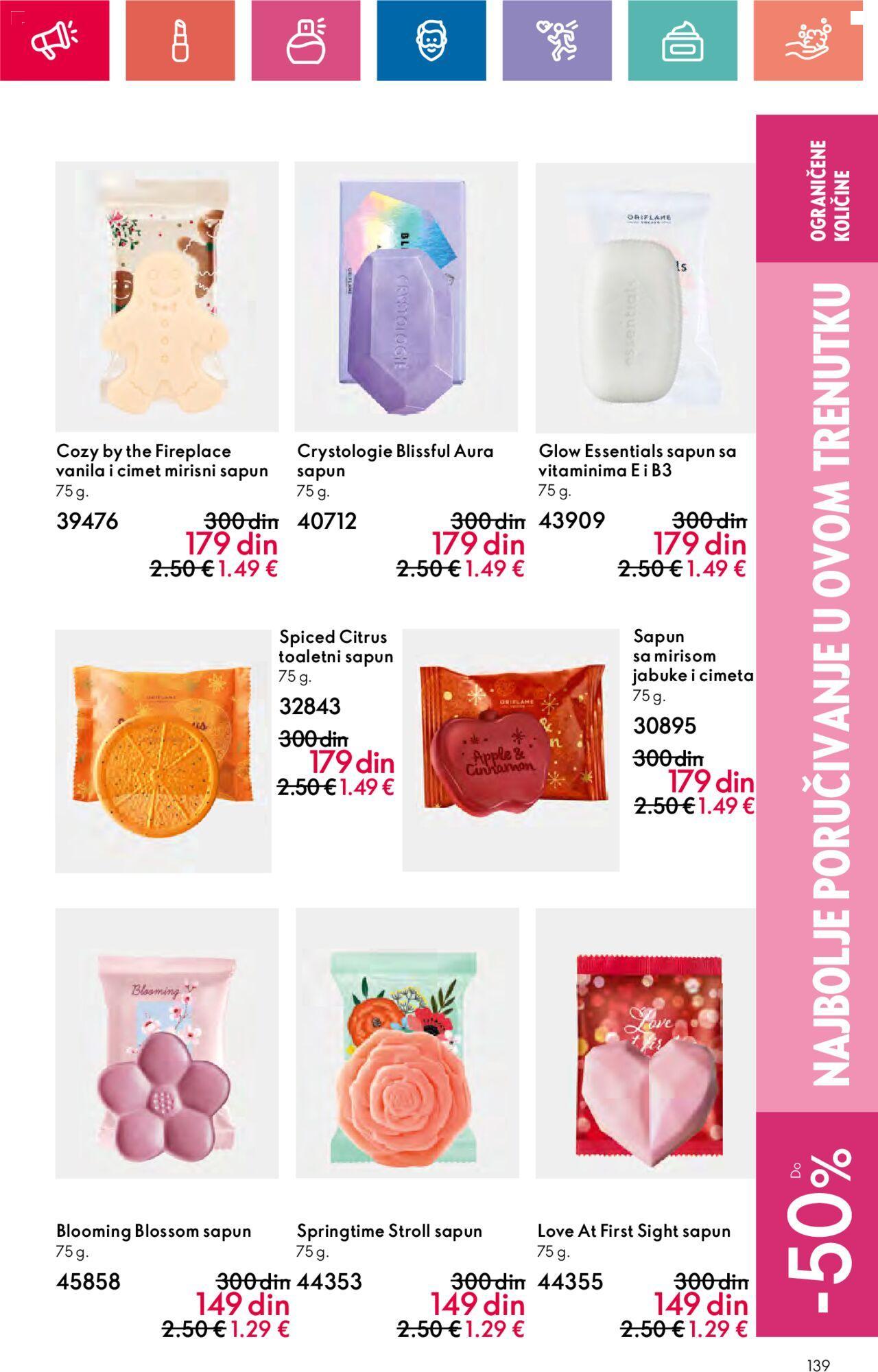 oriflame - Oriflame katalog - najnovije akcije 03.10.2024 - 23.10.2024 - page: 139