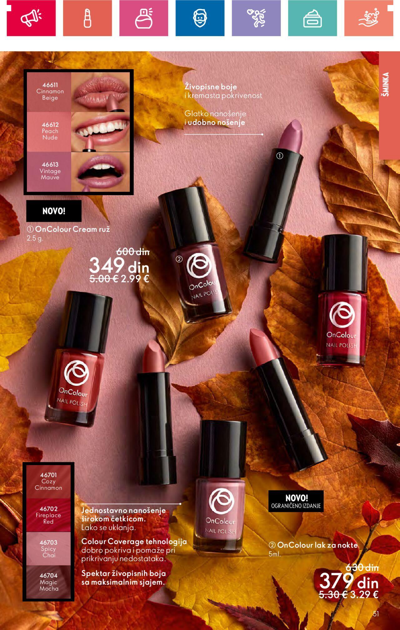 oriflame - Oriflame katalog - najnovije akcije 03.10.2024 - 23.10.2024 - page: 51