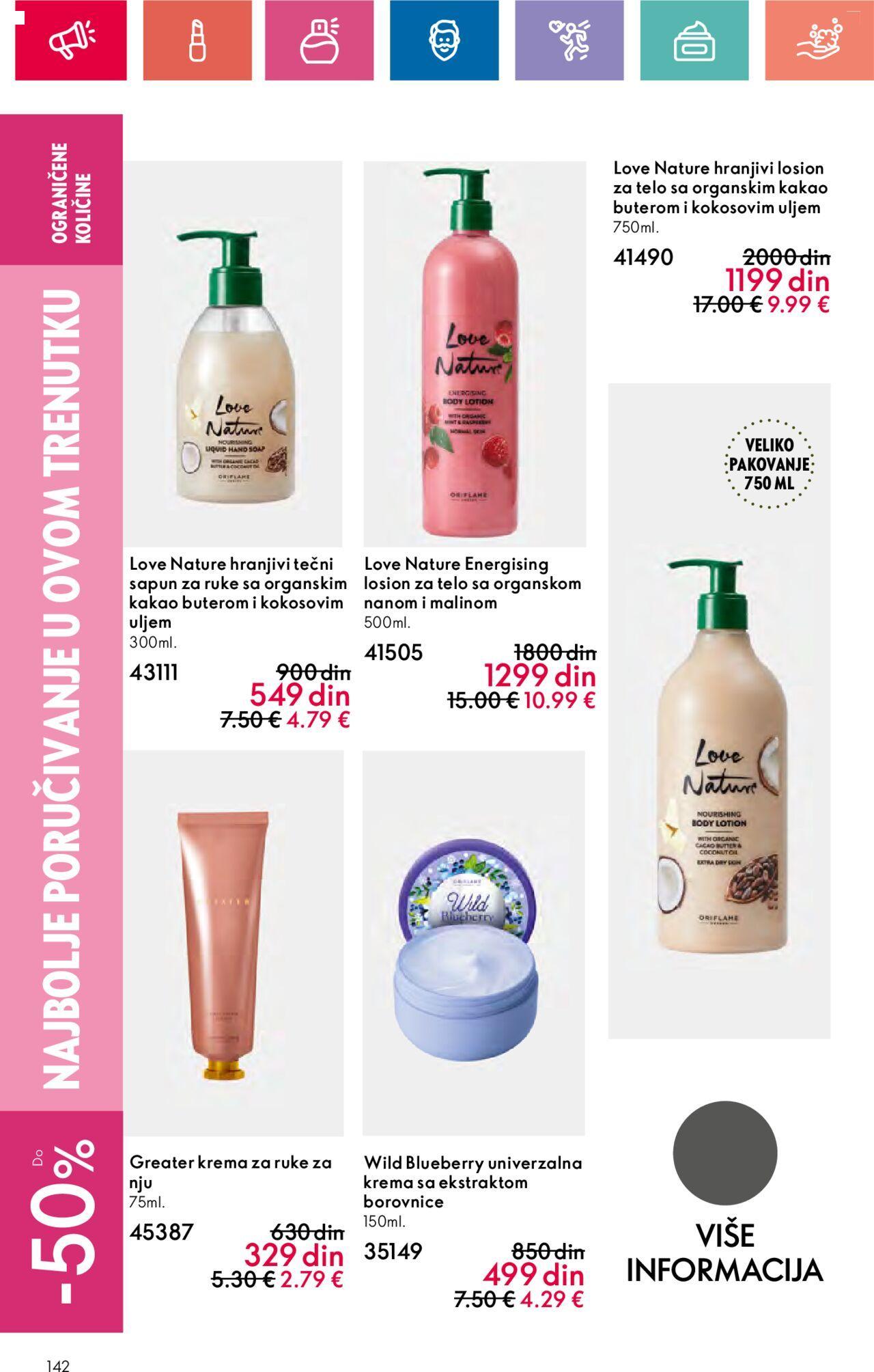 oriflame - Oriflame katalog - najnovije akcije 03.10.2024 - 23.10.2024 - page: 142