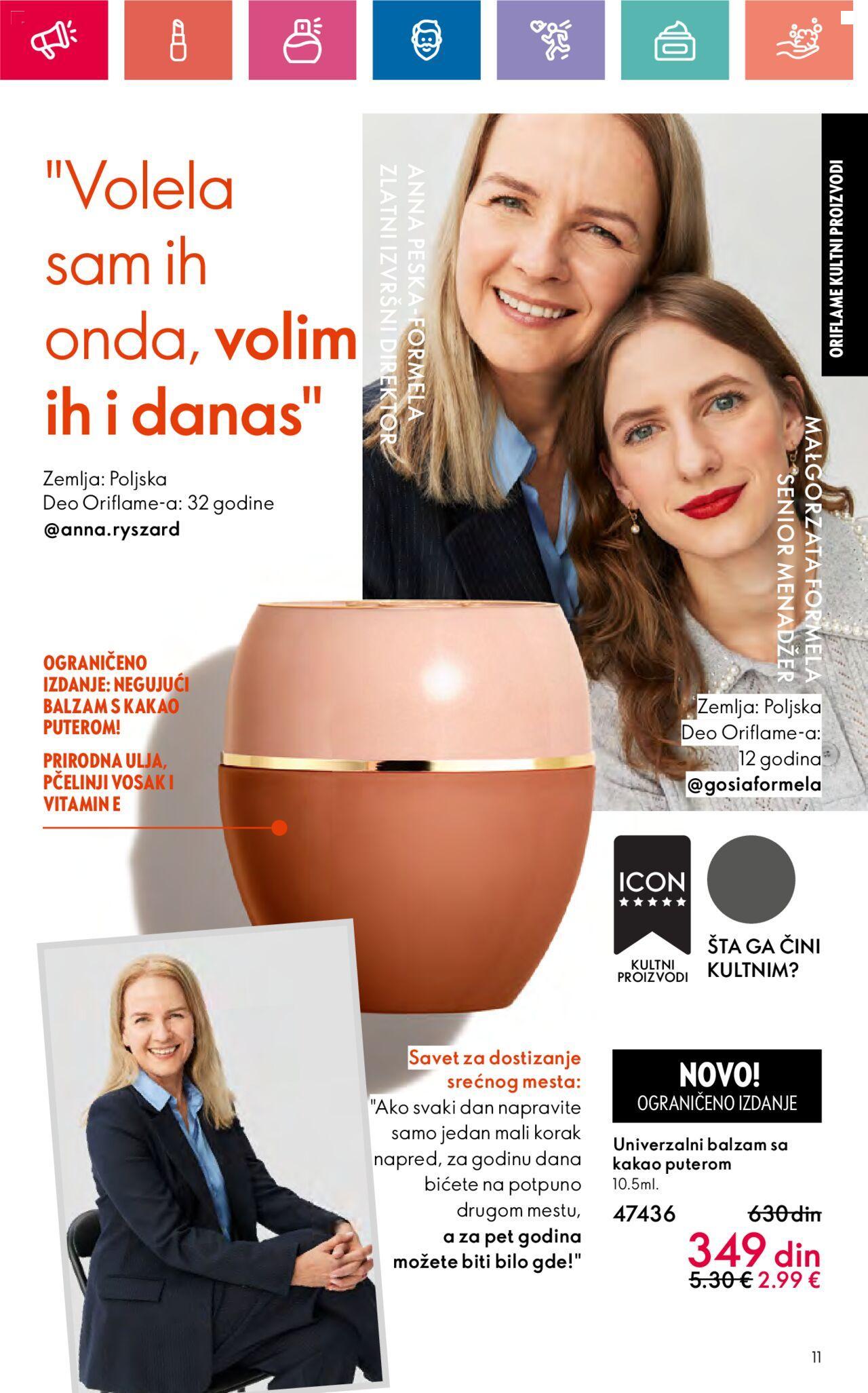 oriflame - Oriflame katalog - najnovije akcije 03.10.2024 - 23.10.2024 - page: 11