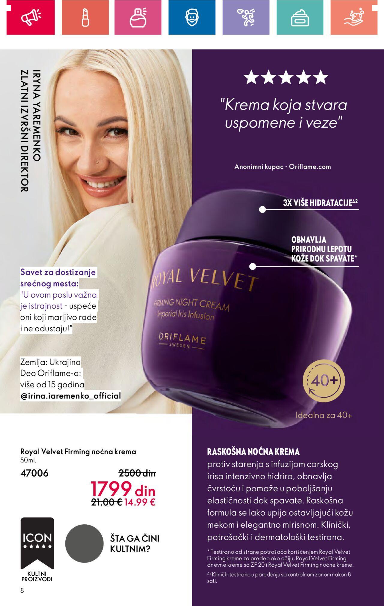 oriflame - Oriflame katalog - najnovije akcije 03.10.2024 - 23.10.2024 - page: 8