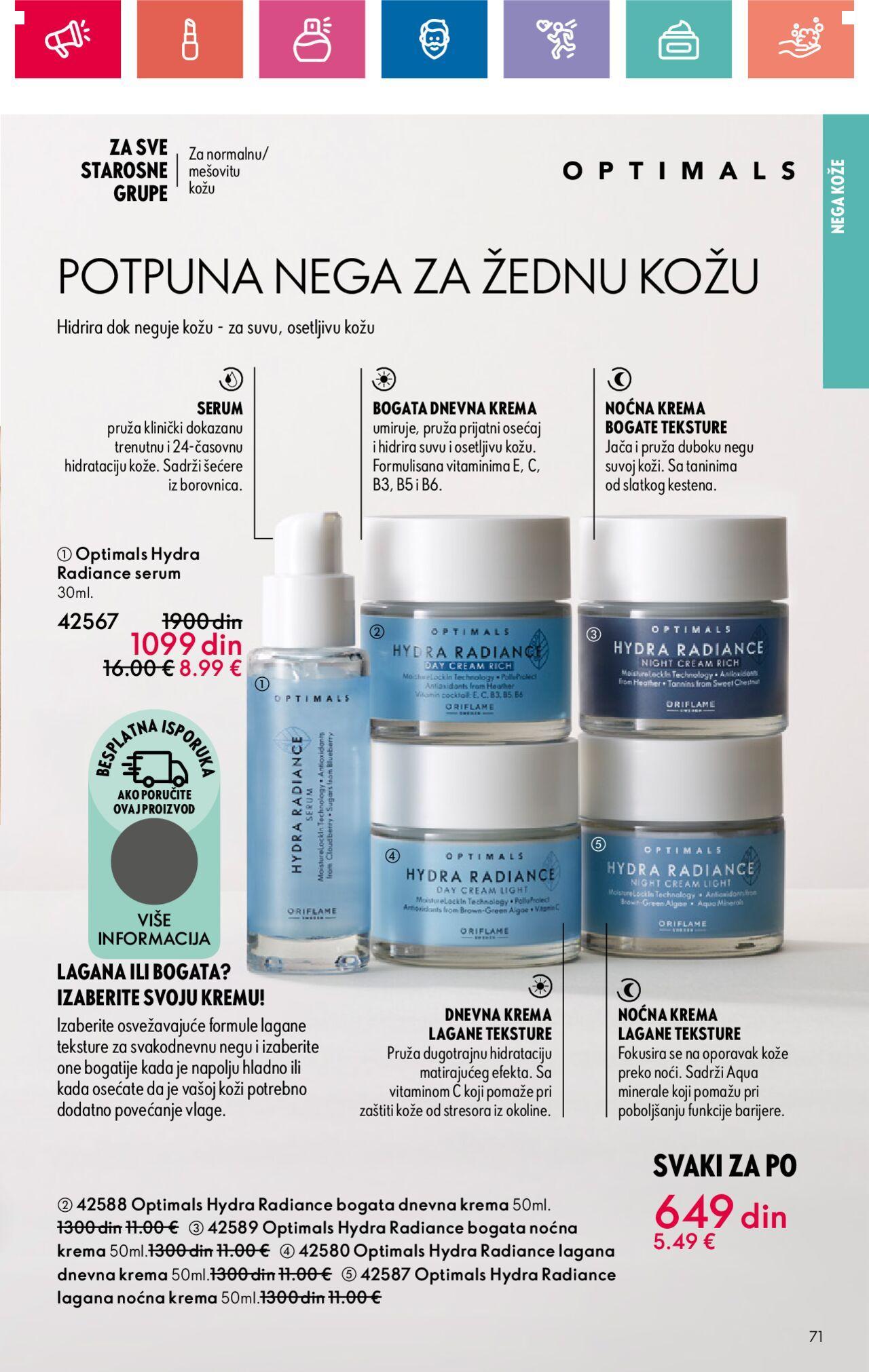 oriflame - Oriflame katalog - najnovije akcije 24.10.2024 - 13.11.2024 - page: 71