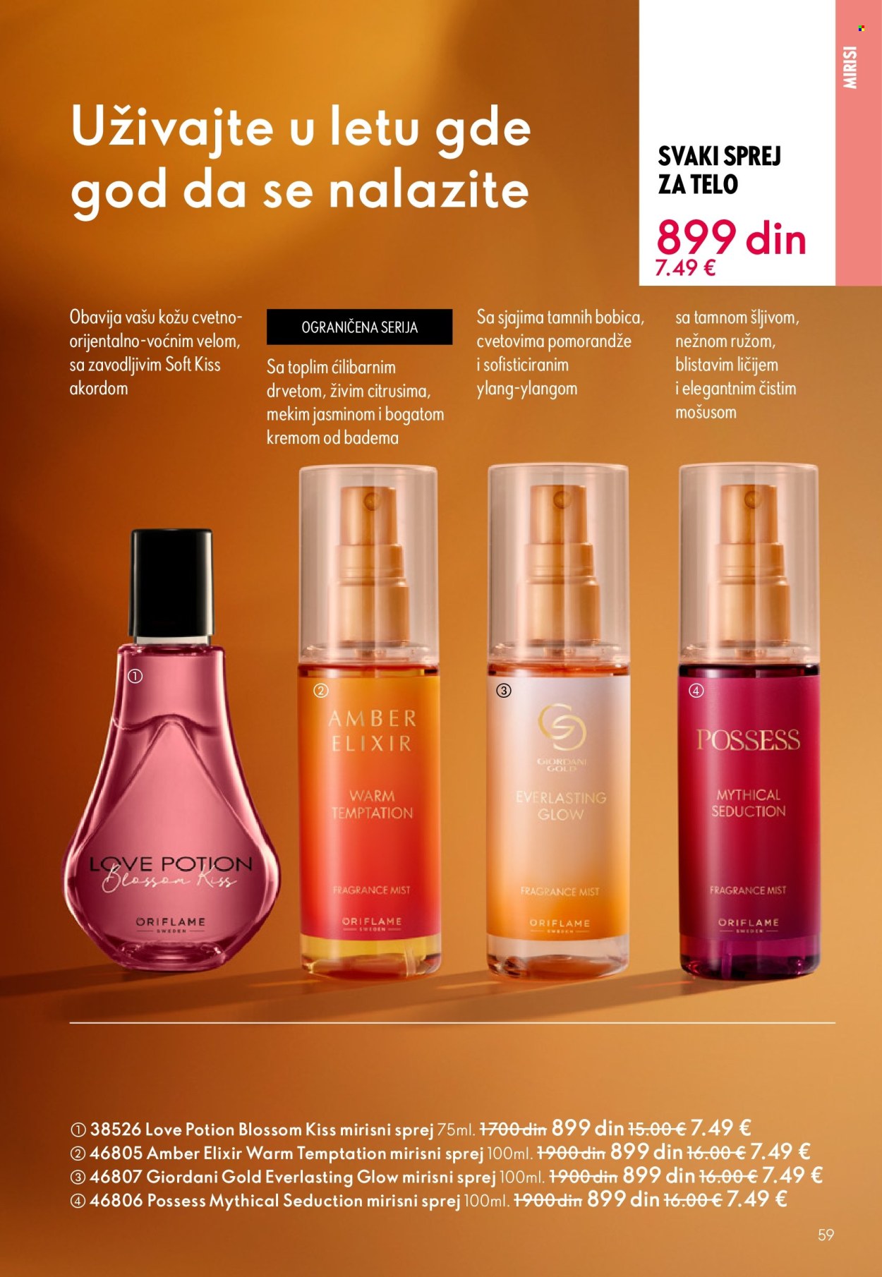 oriflame - Oriflame katalog - 19.11.-09.12.2025 - page: 59