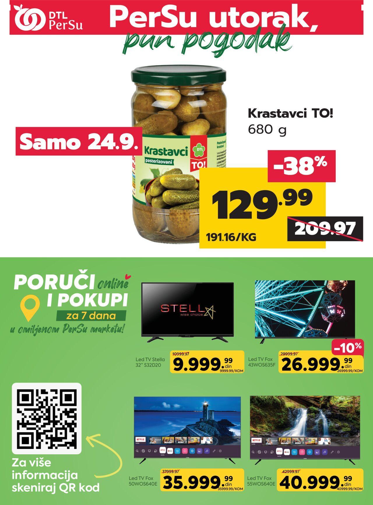 persu - PerSu katalog - najnovije akcije od ponedeljka 23.09.2024 - page: 1