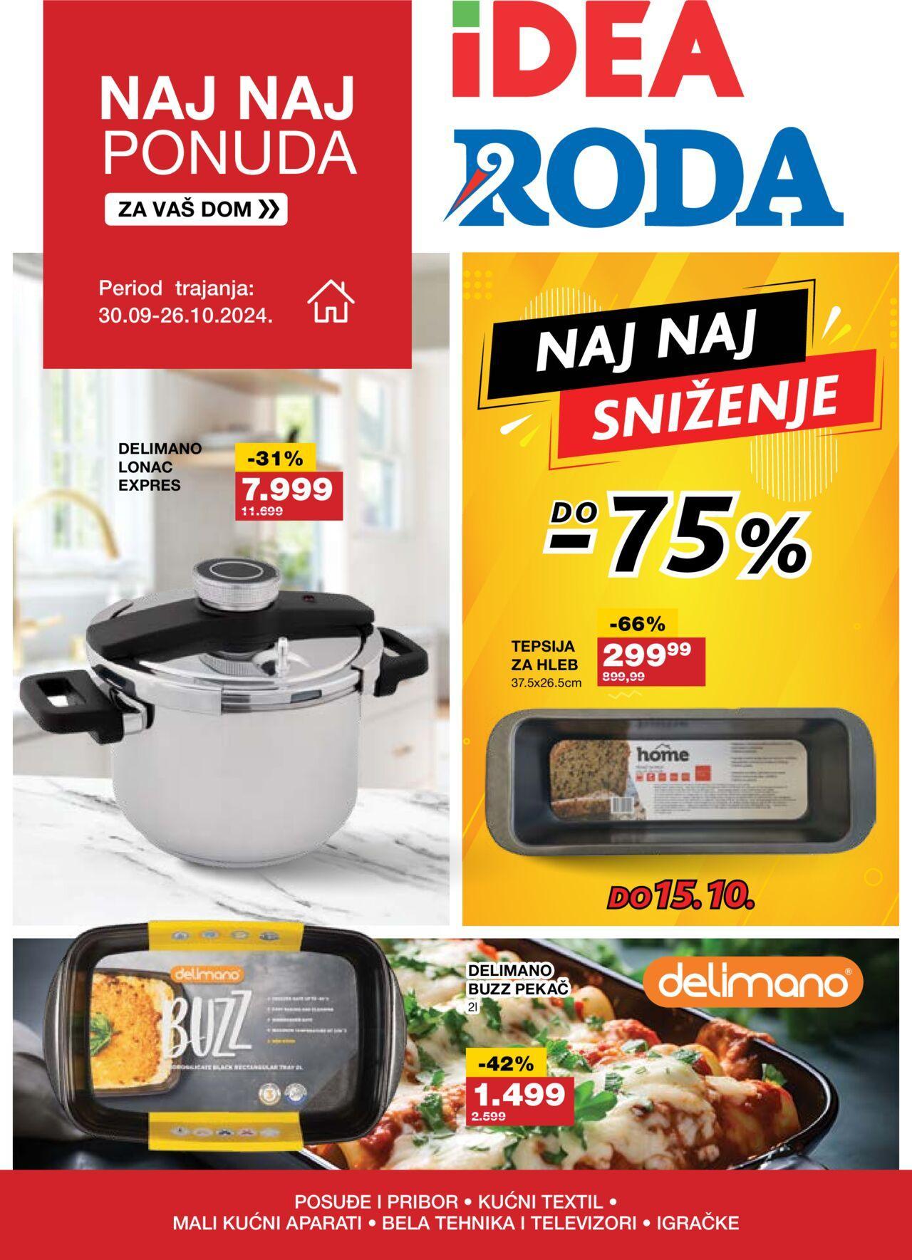 roda - Roda katalog - najnovije akcije 30.09.2024 - 26.10.2024