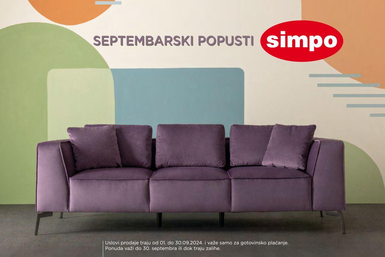 simpo - SIMPO katalog - najnovije akcije 01.09.2024 - 30.09.2024