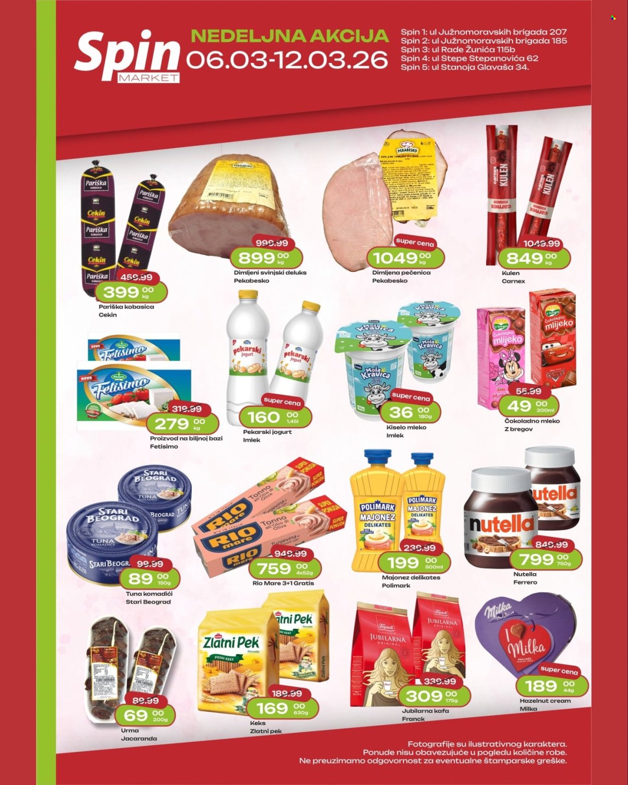 spin-market - Spin Market katalog - 06.03.-12.03.2026 - page: 1