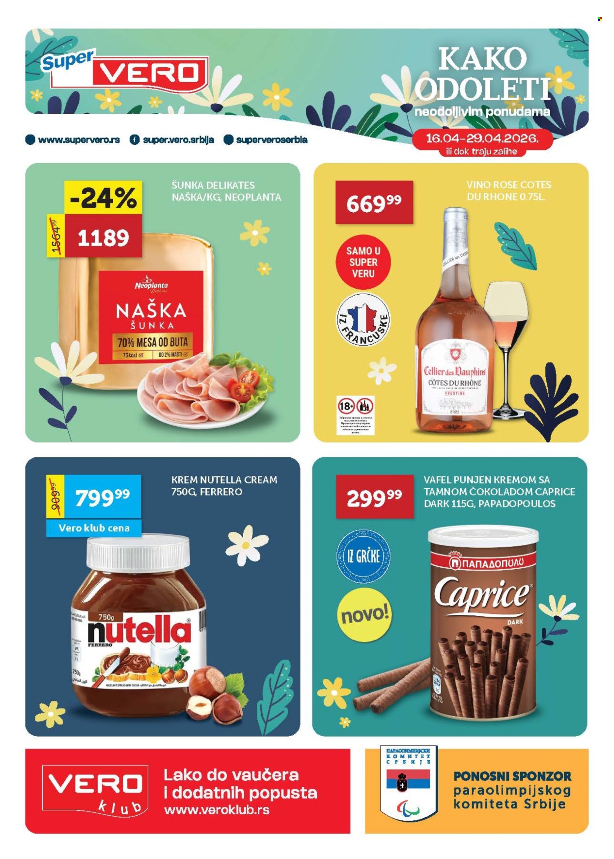 supervero - SuperVERO katalog - 16.04.-29.04.2026 - page: 1