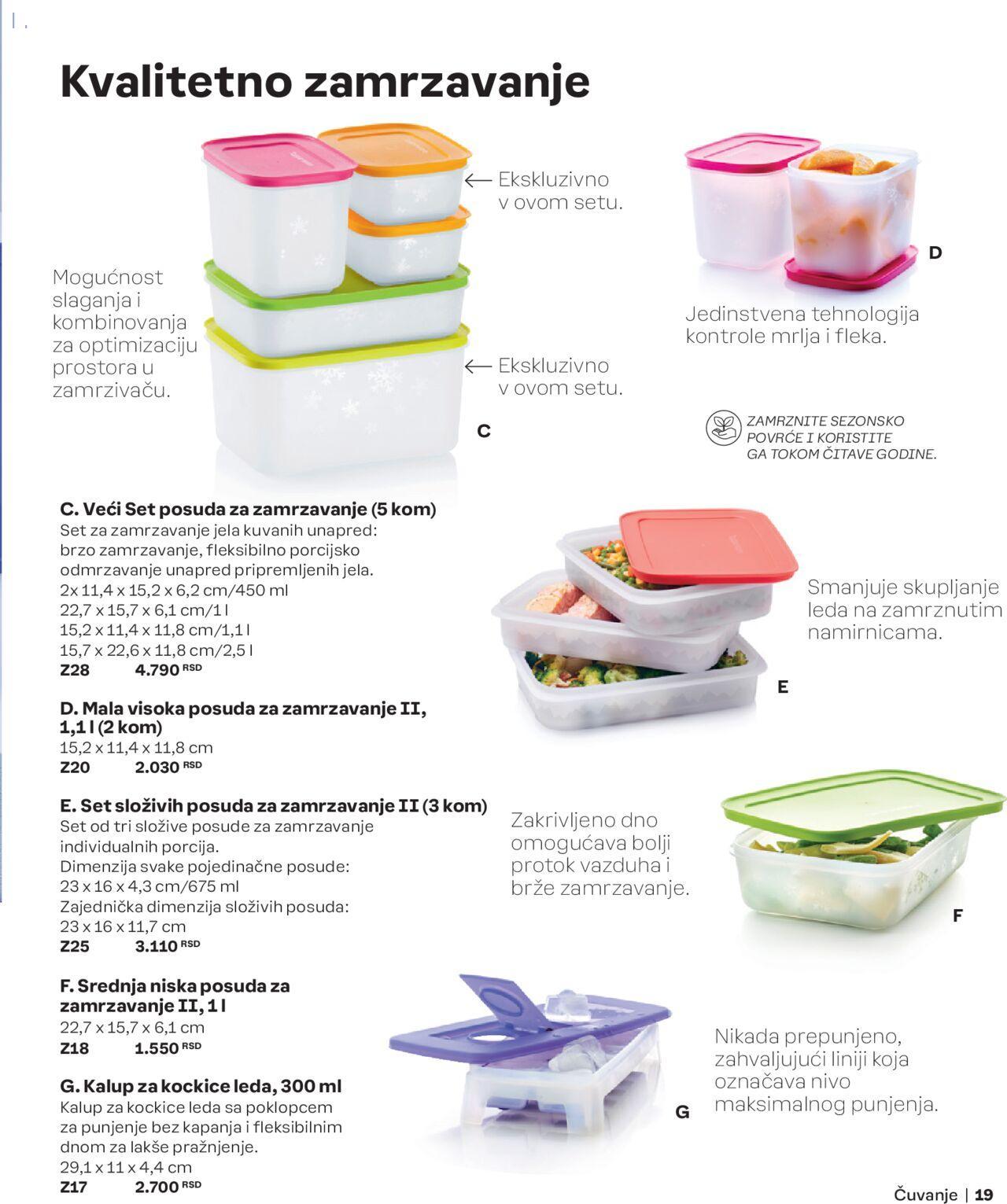 tupperware - Tupperware katalog - najnovije akcije od ponedeljka 02.09.2024 - page: 19