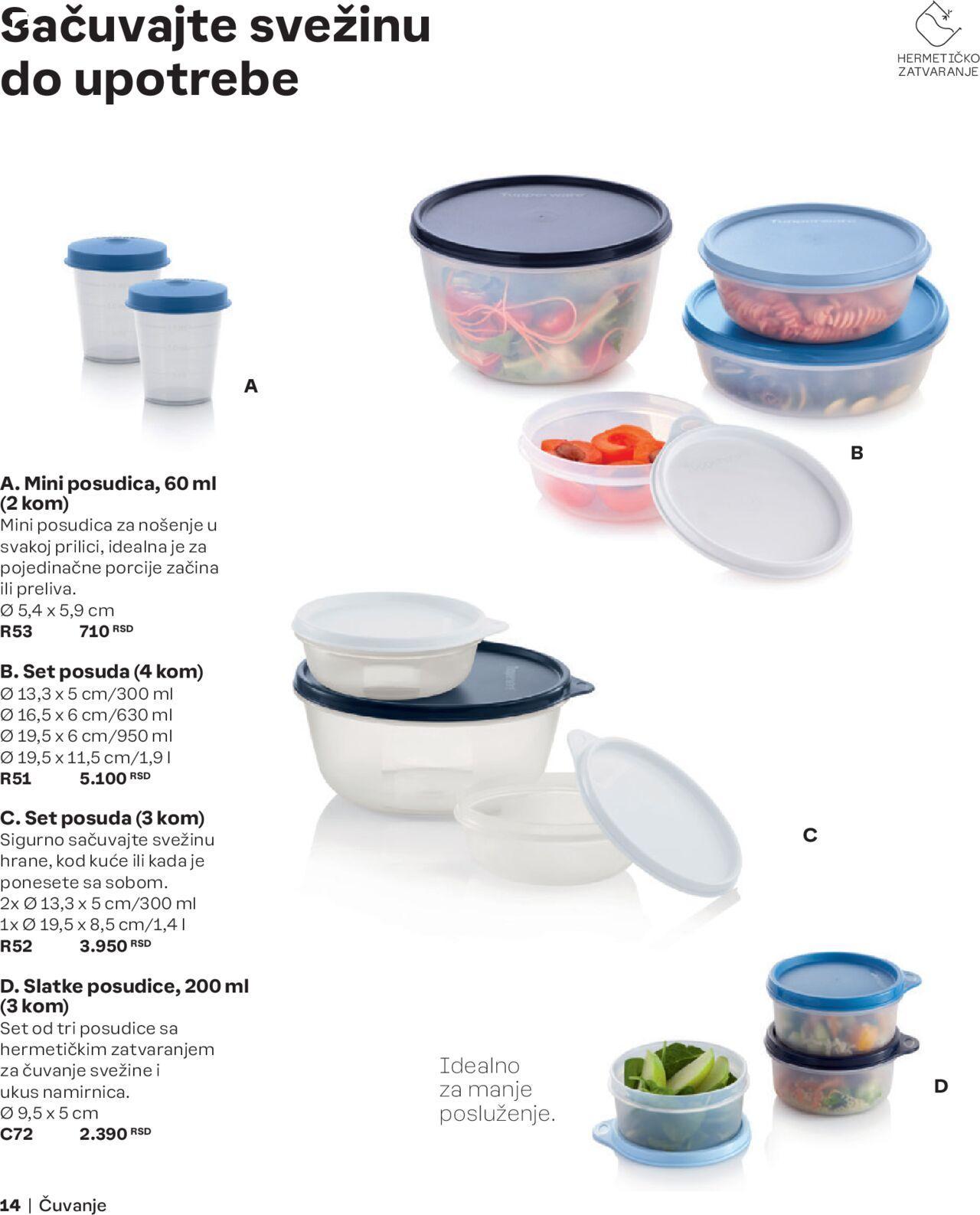 tupperware - Tupperware katalog - najnovije akcije od ponedeljka 02.09.2024 - page: 14