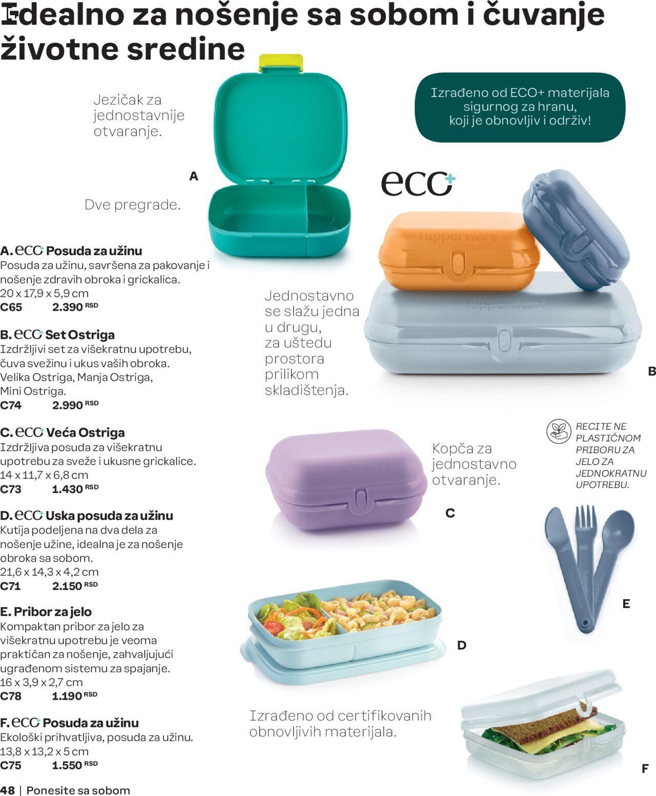 tupperware - Tupperware katalog - najnovije akcije od ponedeljka 02.09.2024 - page: 48