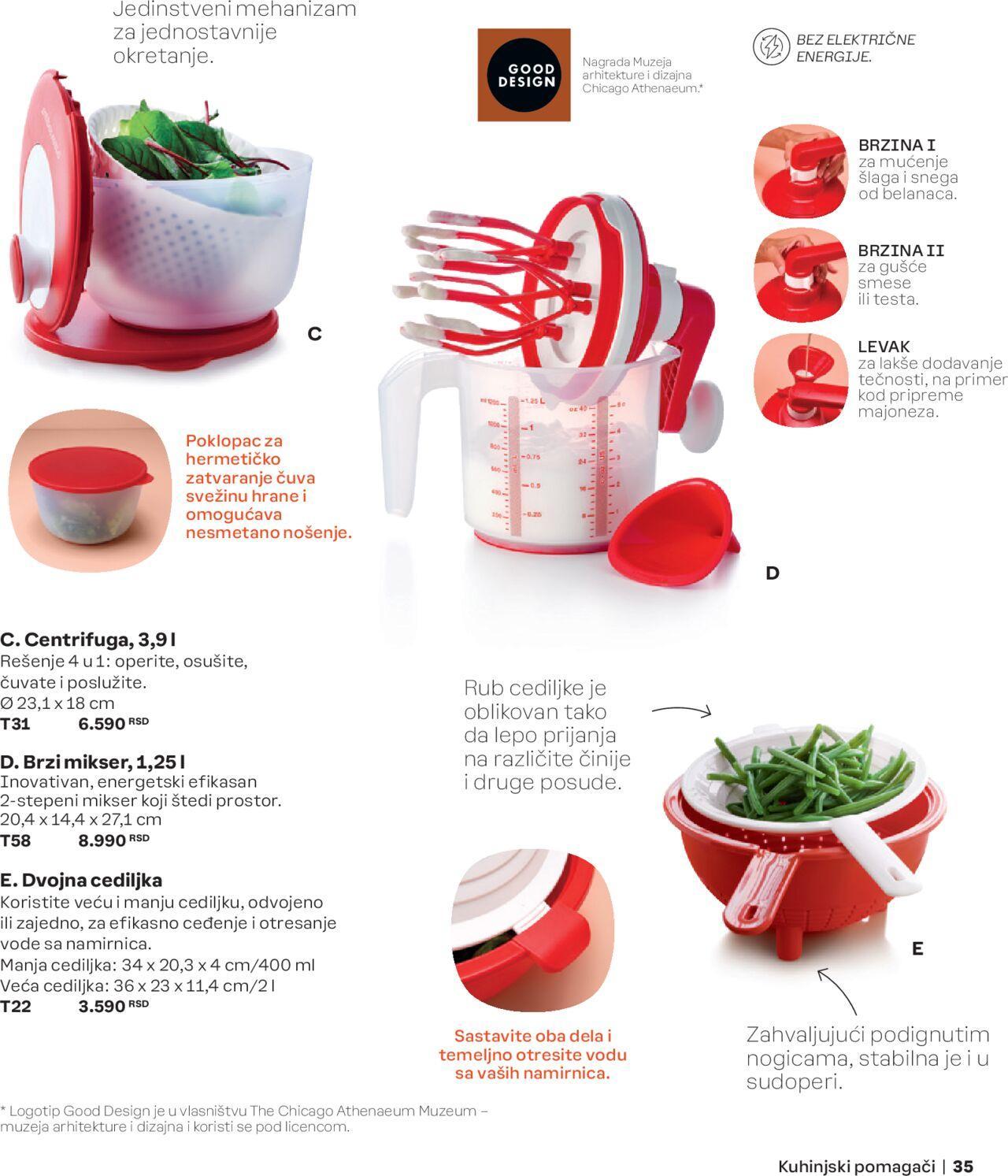 tupperware - Tupperware katalog - najnovije akcije od ponedeljka 02.09.2024 - page: 35