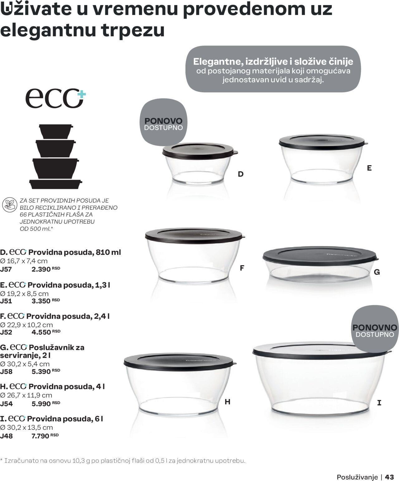 tupperware - Tupperware katalog - najnovije akcije od ponedeljka 02.09.2024 - page: 43