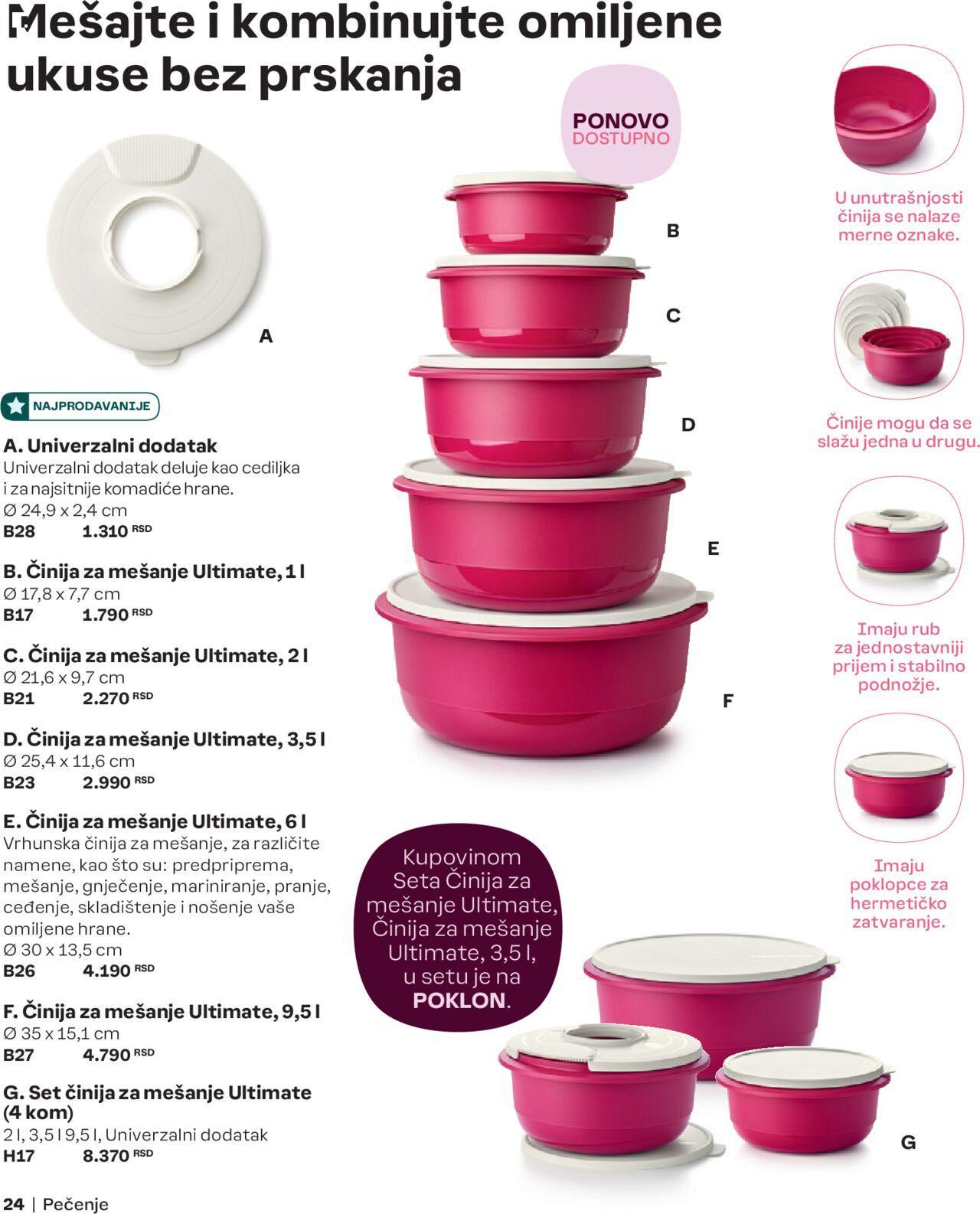 tupperware - Tupperware katalog - najnovije akcije od ponedeljka 02.09.2024 - page: 24