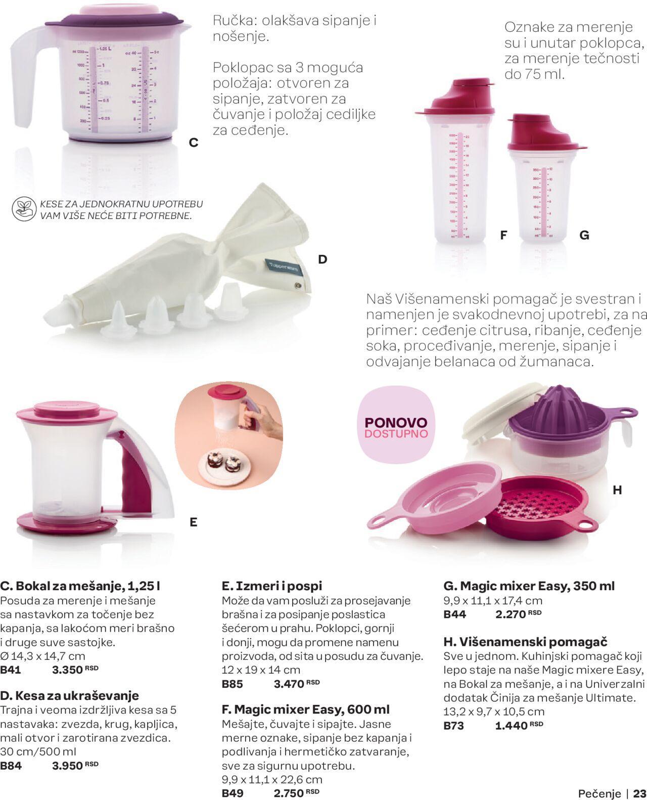 tupperware - Tupperware katalog - najnovije akcije od ponedeljka 02.09.2024 - page: 23