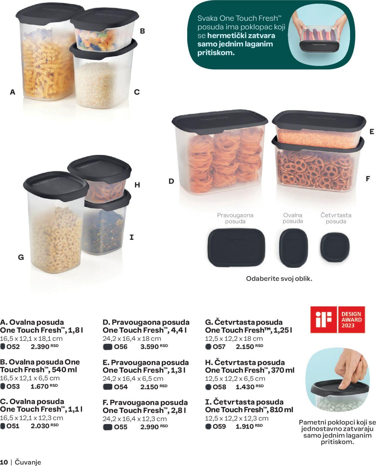 tupperware - Tupperware katalog - najnovije akcije od ponedeljka 02.09.2024 - page: 10