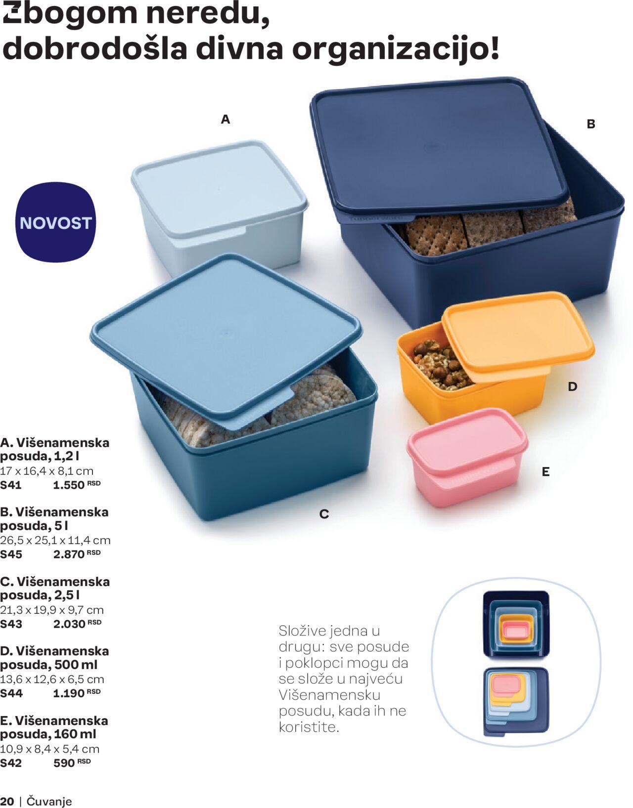 tupperware - Tupperware katalog - najnovije akcije od ponedeljka 02.09.2024 - page: 20