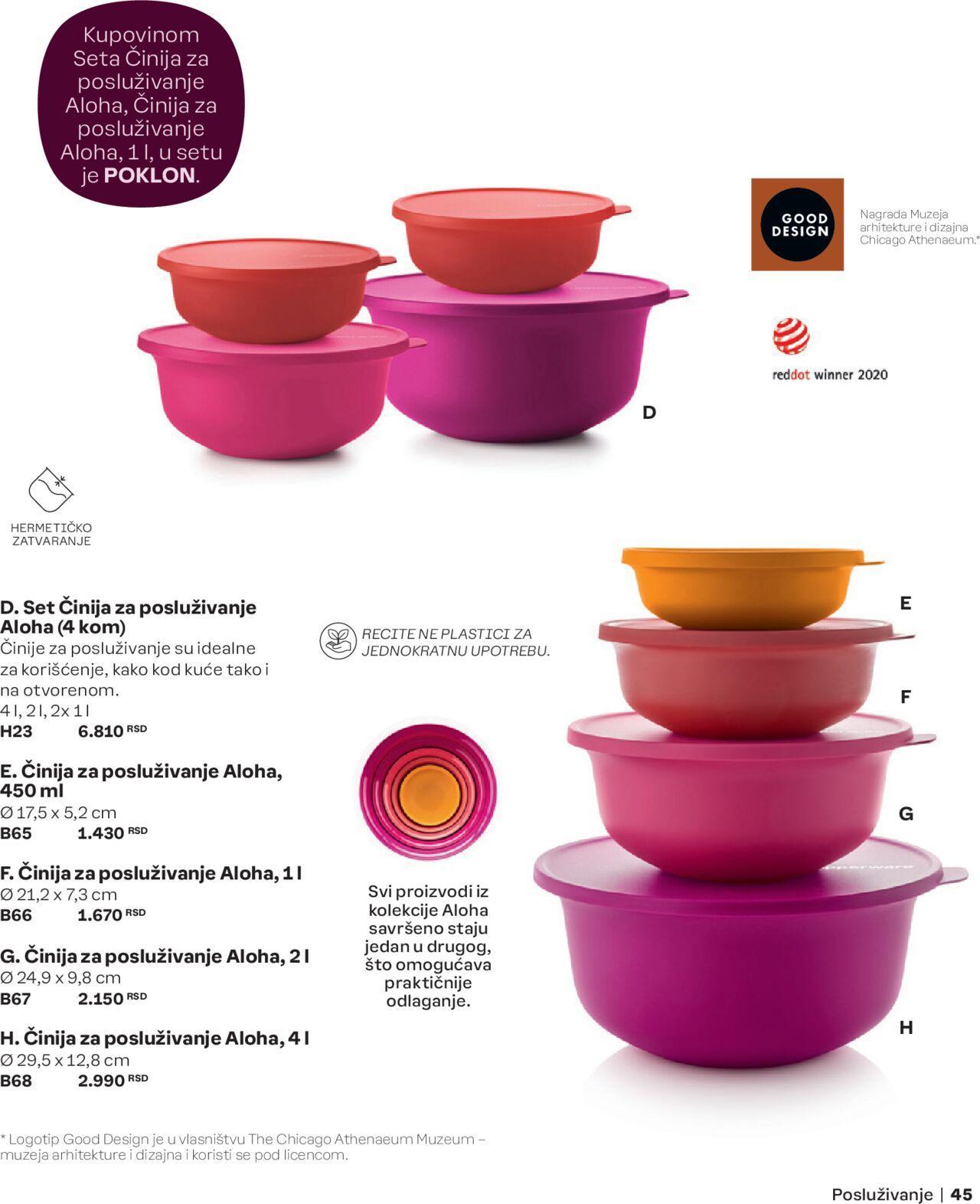 tupperware - Tupperware katalog - najnovije akcije od ponedeljka 02.09.2024 - page: 45