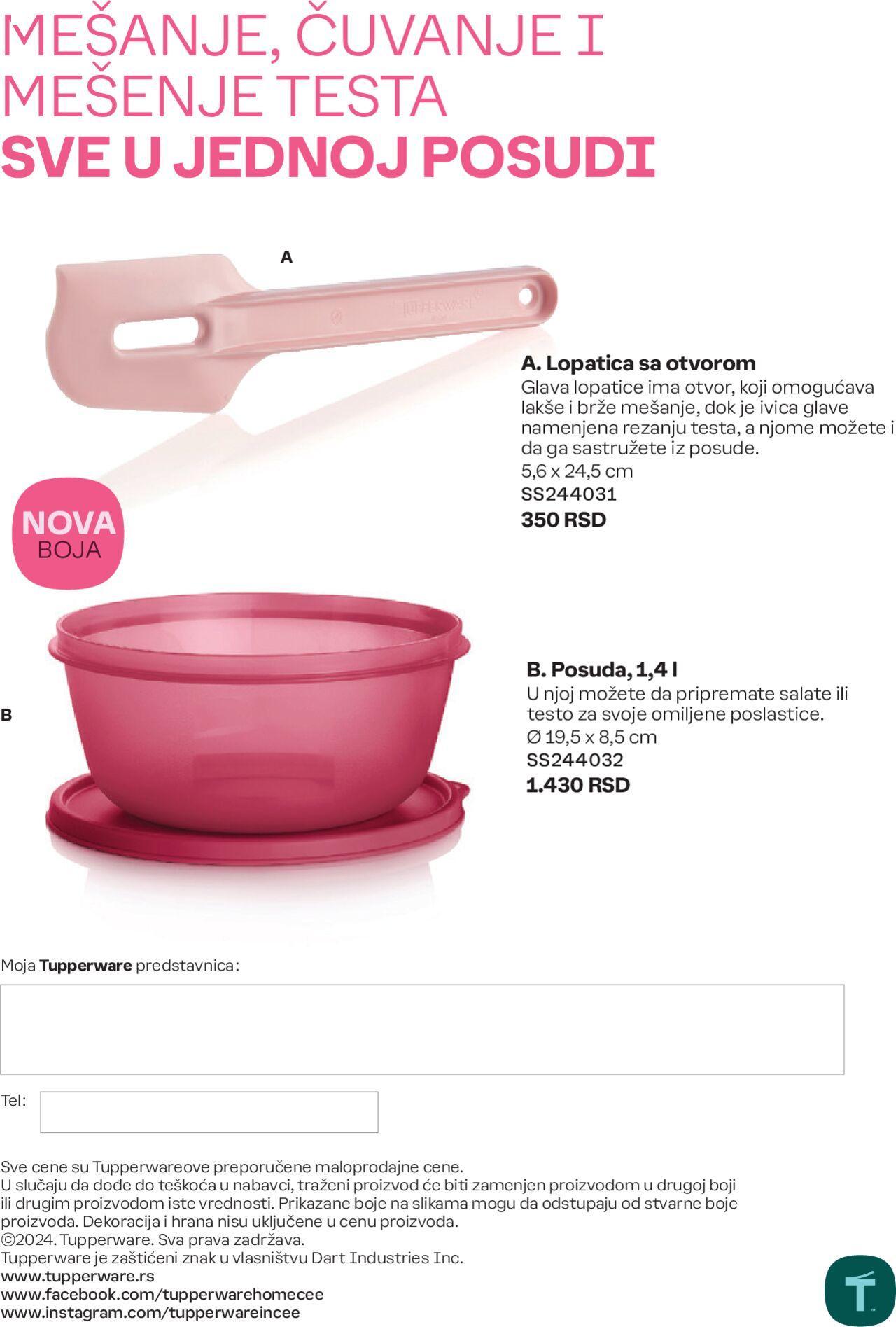 tupperware - Tupperware katalog - najnovije akcije 30.09.2024 - 03.11.2024 - page: 20