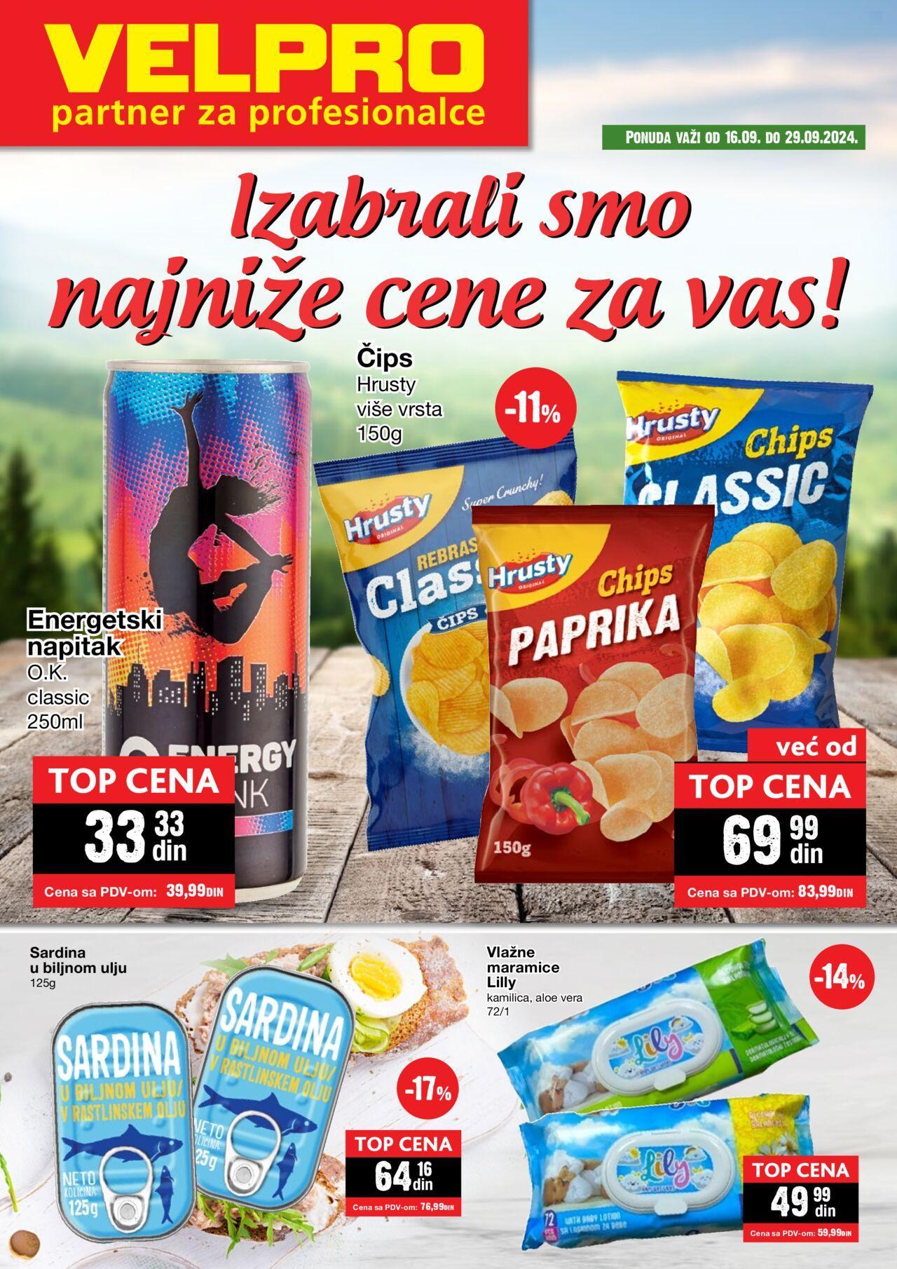 velpro - Velpro katalog - najnovije akcije 16.09.2024 - 29.09.2024