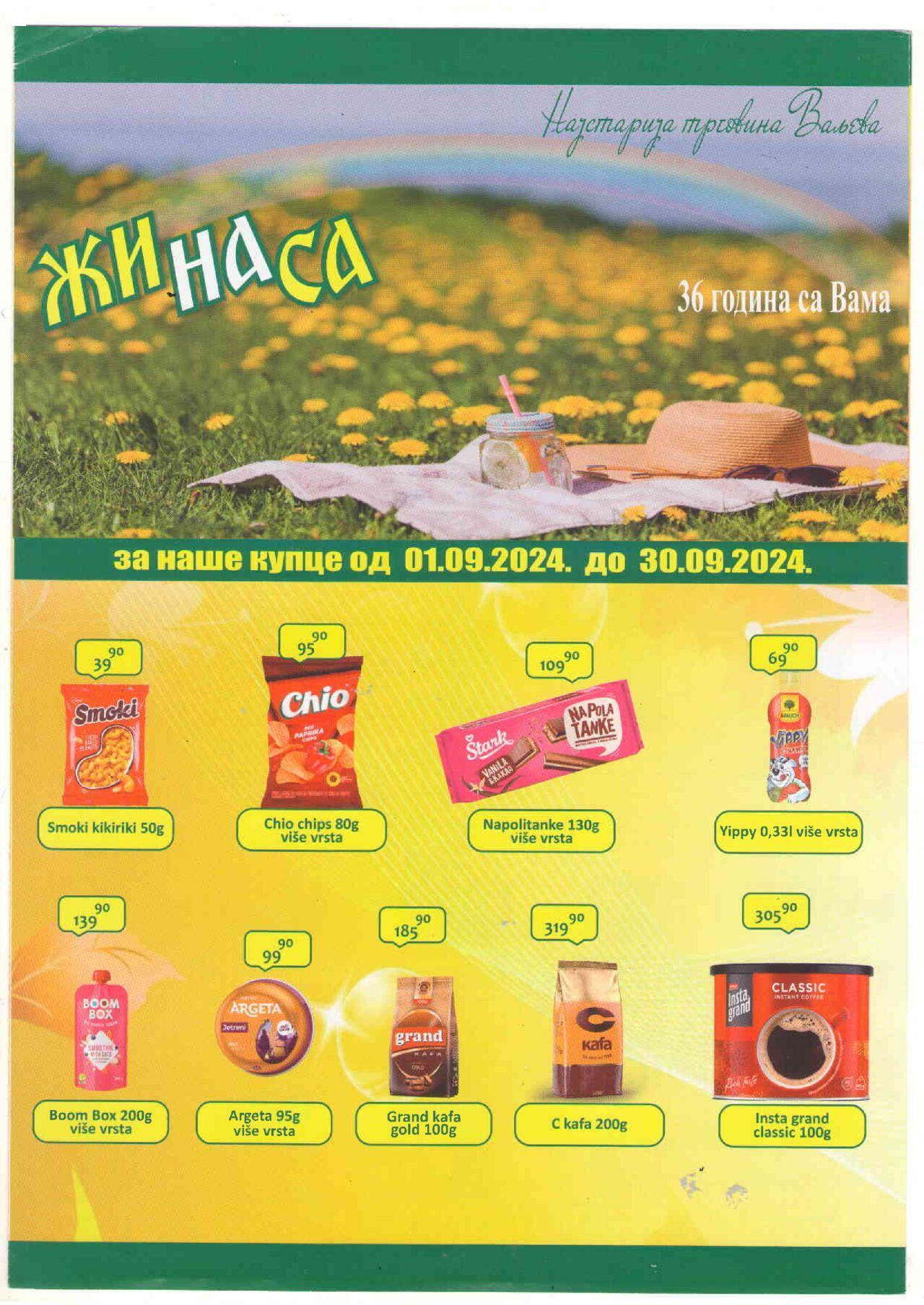 zinasa - ŽINASA katalog - najnovije akcije 01.09.2024 - 30.09.2024 - page: 1