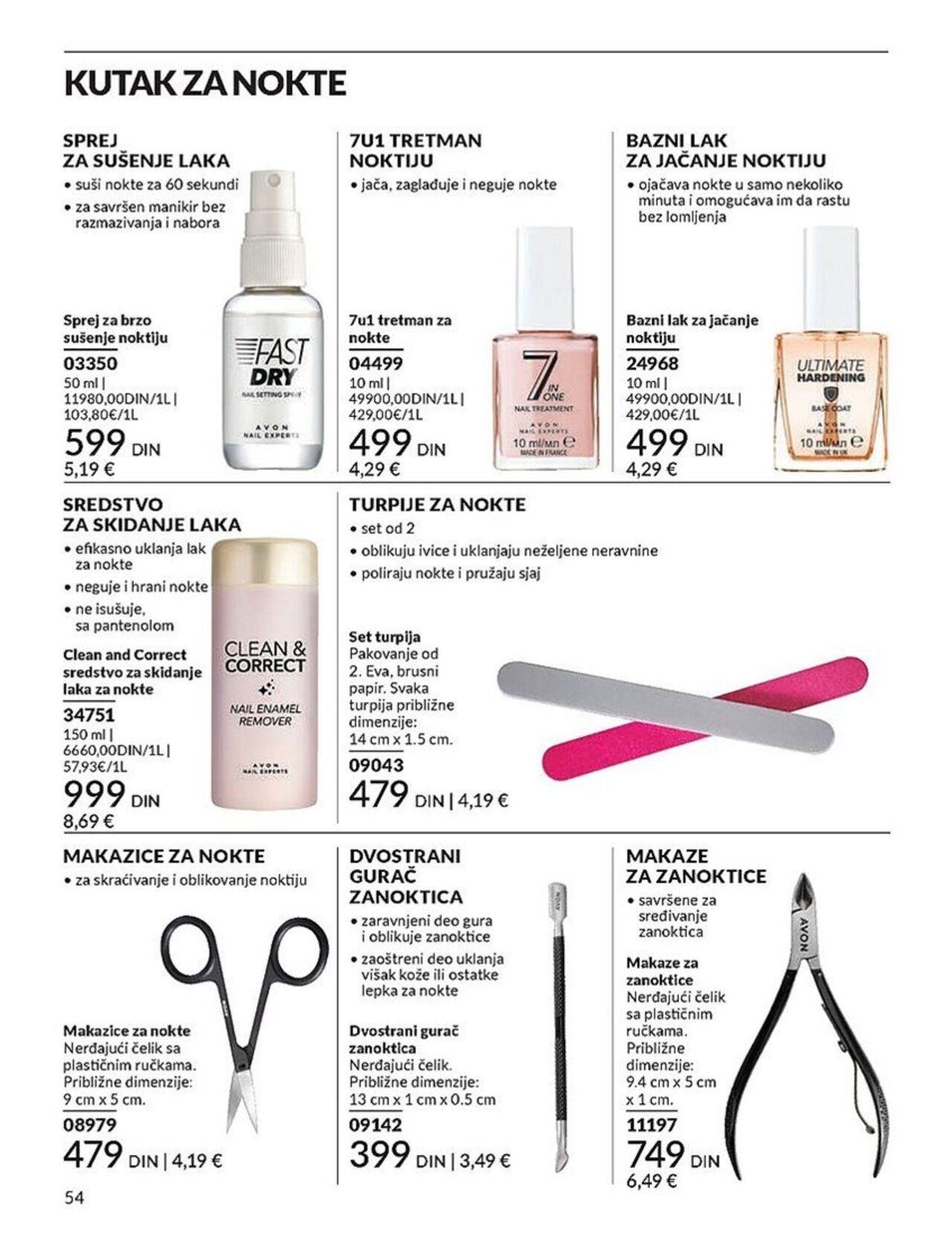 avon - AVON katalog - najnovije akcije 01.09.2024 - 30.09.2024 - page: 54