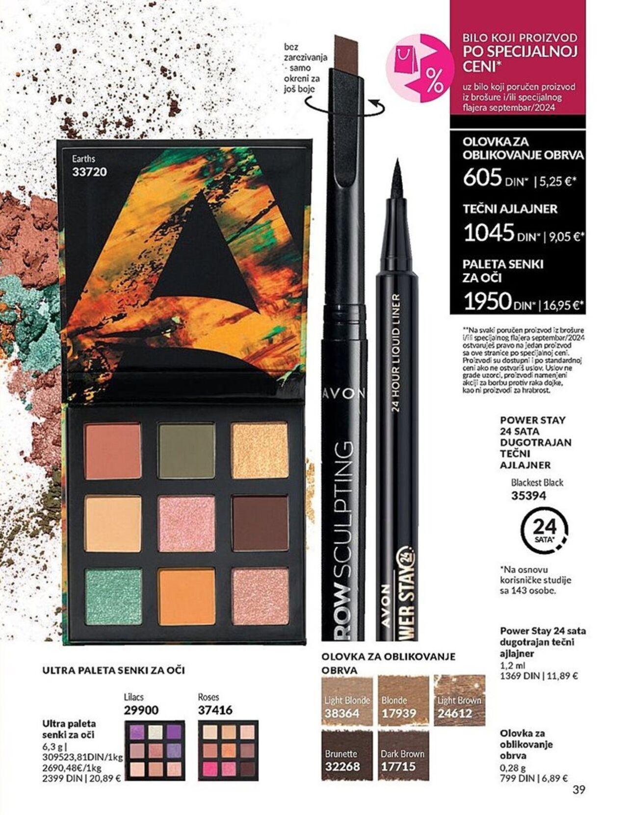 avon - AVON katalog - najnovije akcije 01.09.2024 - 30.09.2024 - page: 39