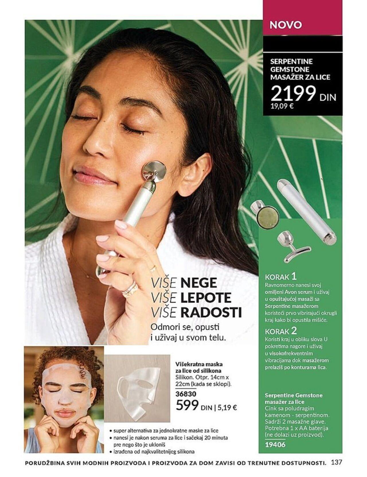 avon - AVON katalog - najnovije akcije 01.09.2024 - 30.09.2024 - page: 137