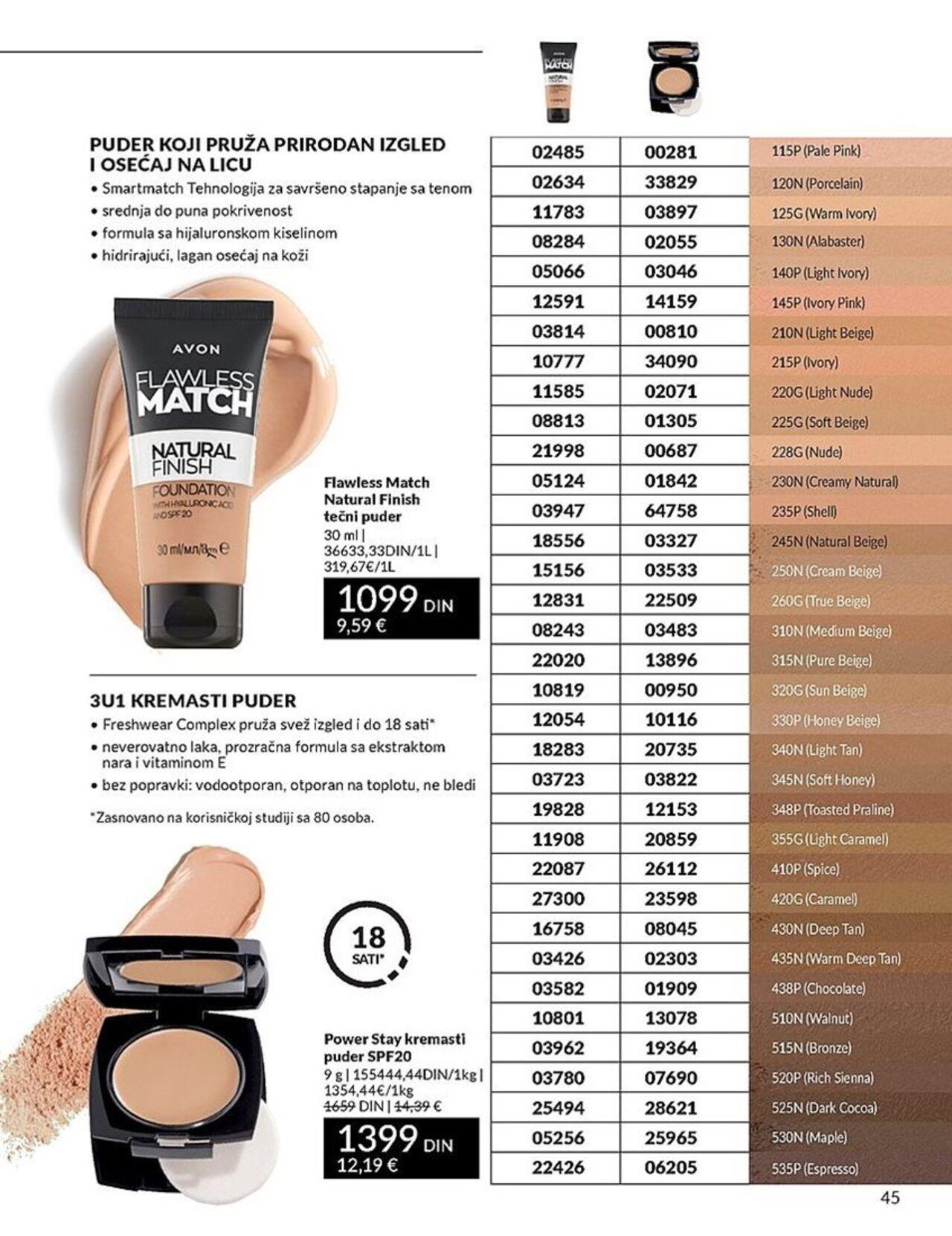 avon - AVON katalog - najnovije akcije 01.10.2024 - 31.10.2024 - page: 45