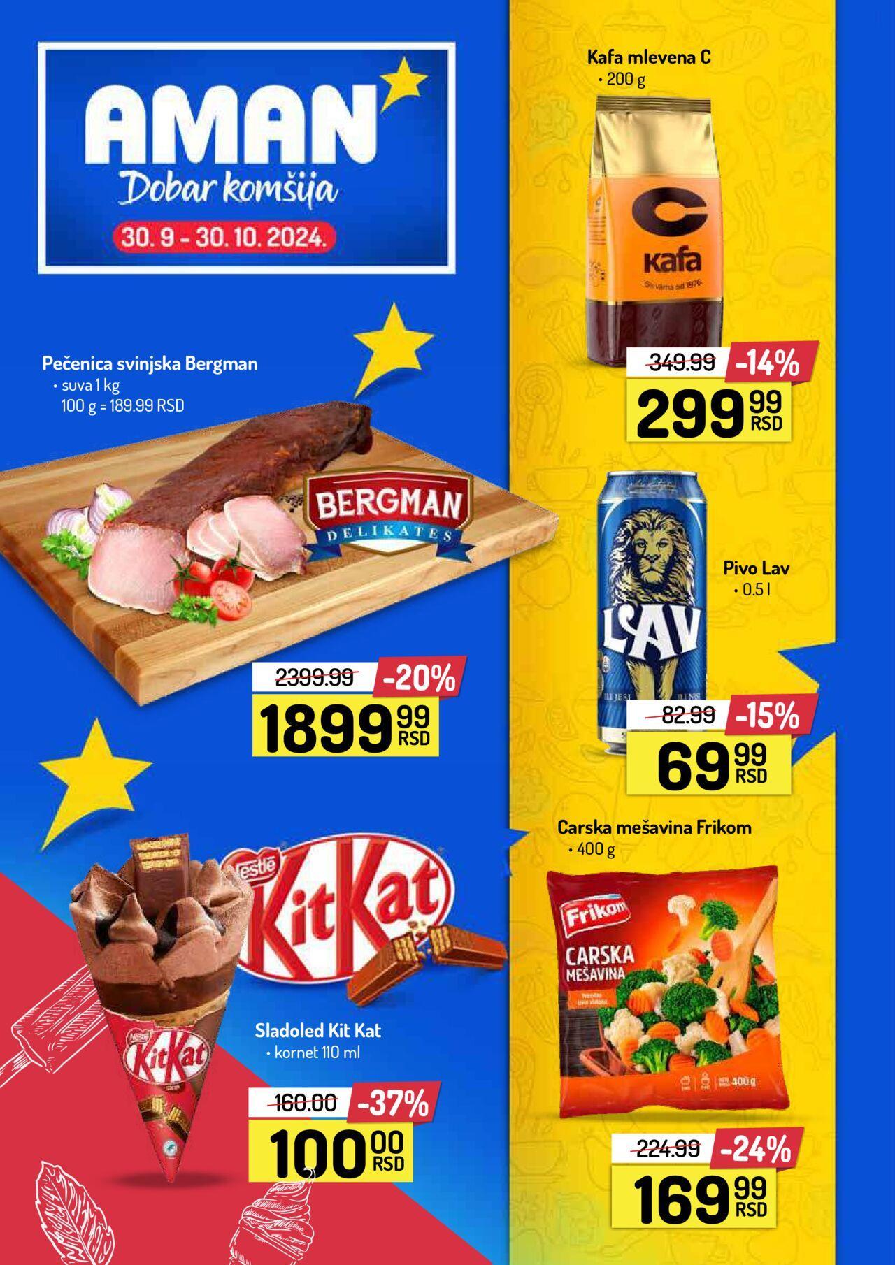 aman - Aman katalog - najnovije akcije 30.09.2024 - 30.10.2024