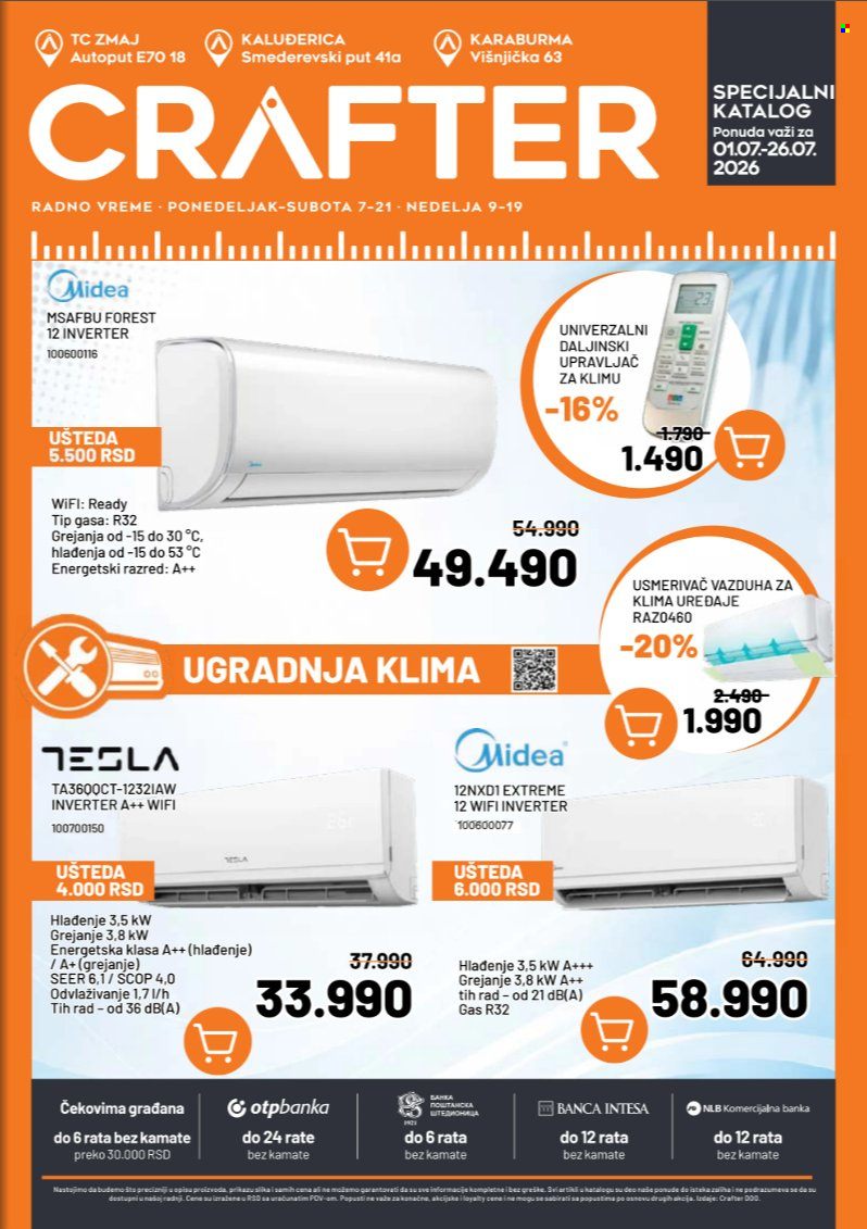 crafter - Crafter katalog - 01.07.-26.07.2026 - page: 1