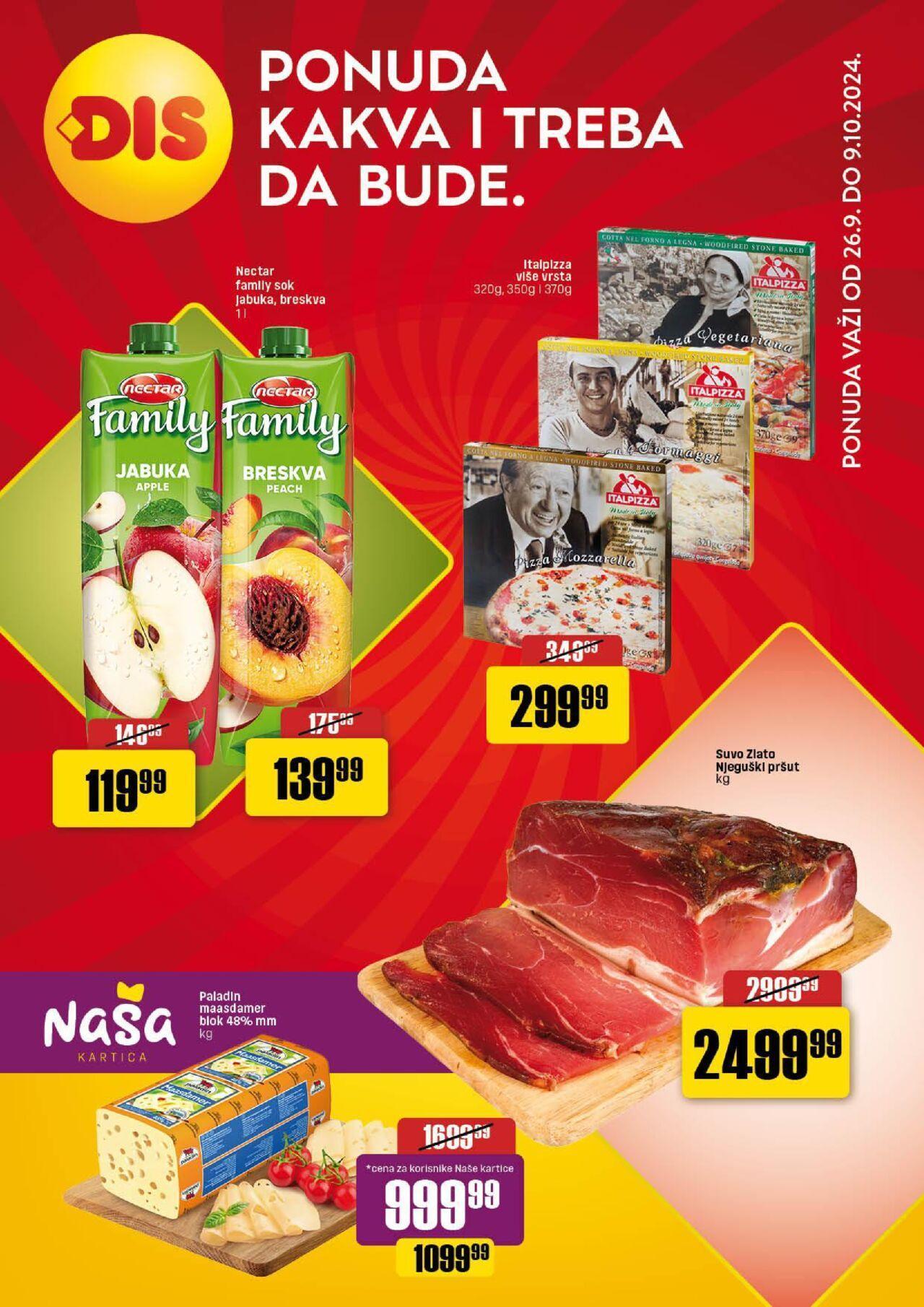 dis - DIS katalog - najnovije akcije 26.09.2024 - 09.10.2024 - page: 1