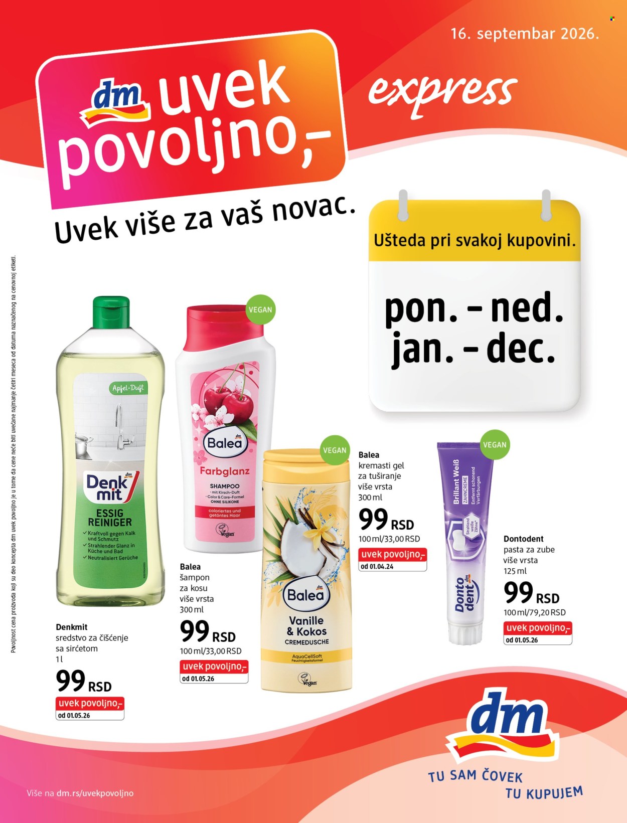 dm-drogerie - dm drogerie katalog septembar 2026