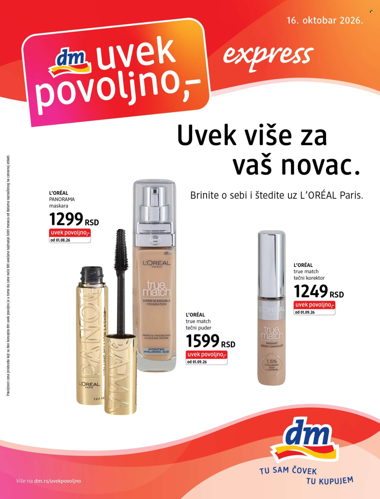 dm-drogerie - dm drogerie katalog oktobar 2026