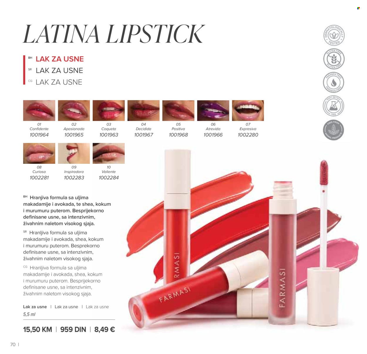 farmasi - Farmasi katalog - 01.09.-31.10.2026 - page: 70